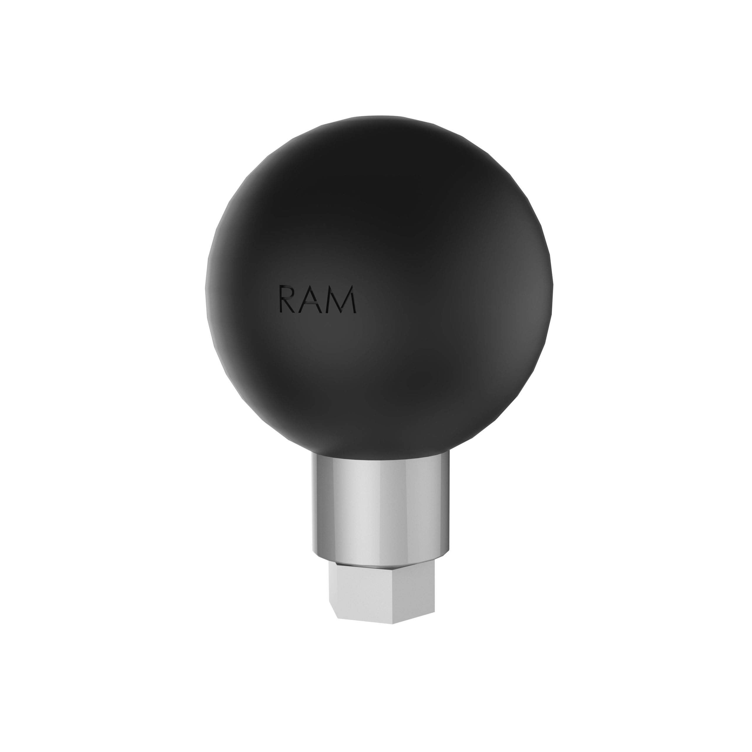 RAM®滚珠适配器，带1/4”- 20”螺纹孔和六角柱- C尺寸