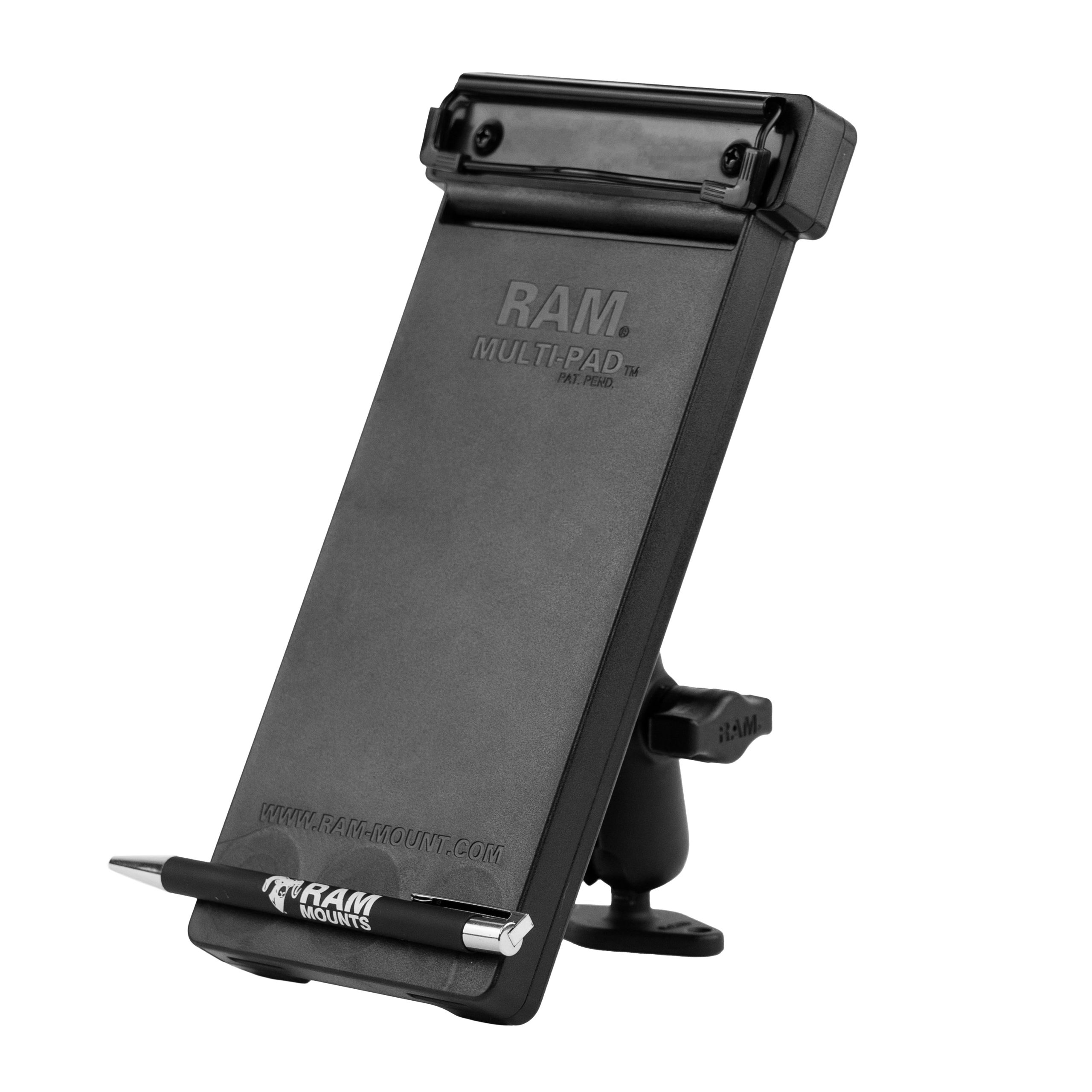 RAM® Multi-Pad™双球座，带钻石底座