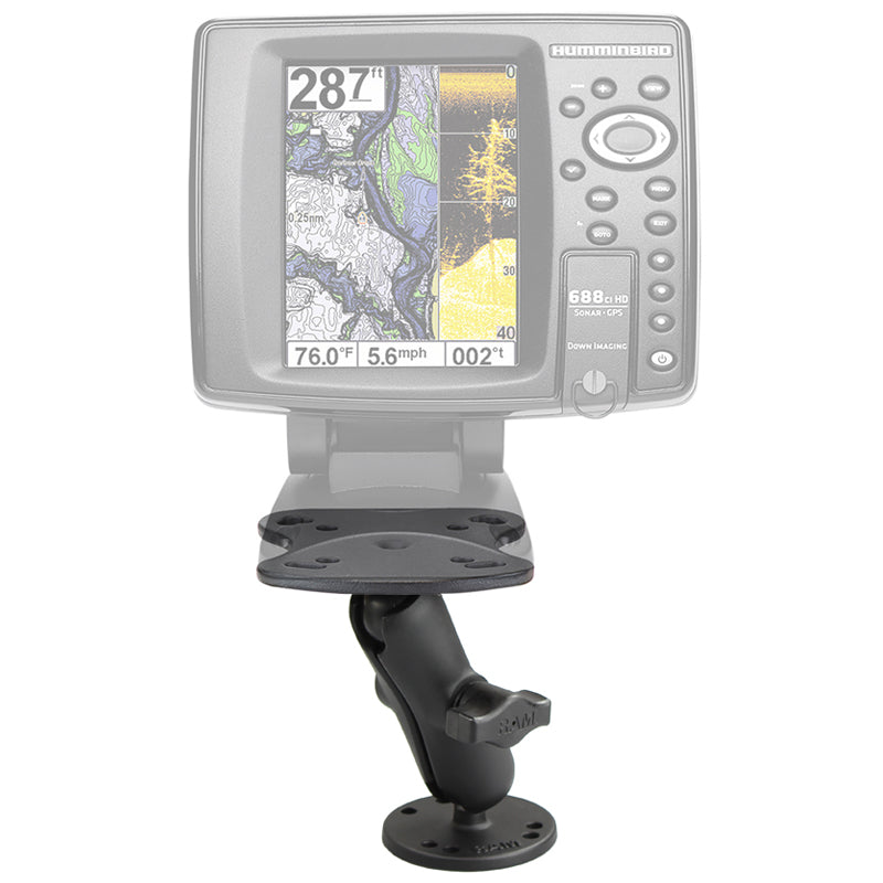 用于Humminbird设备的RAM® Fish Inbox底座- B尺寸中号