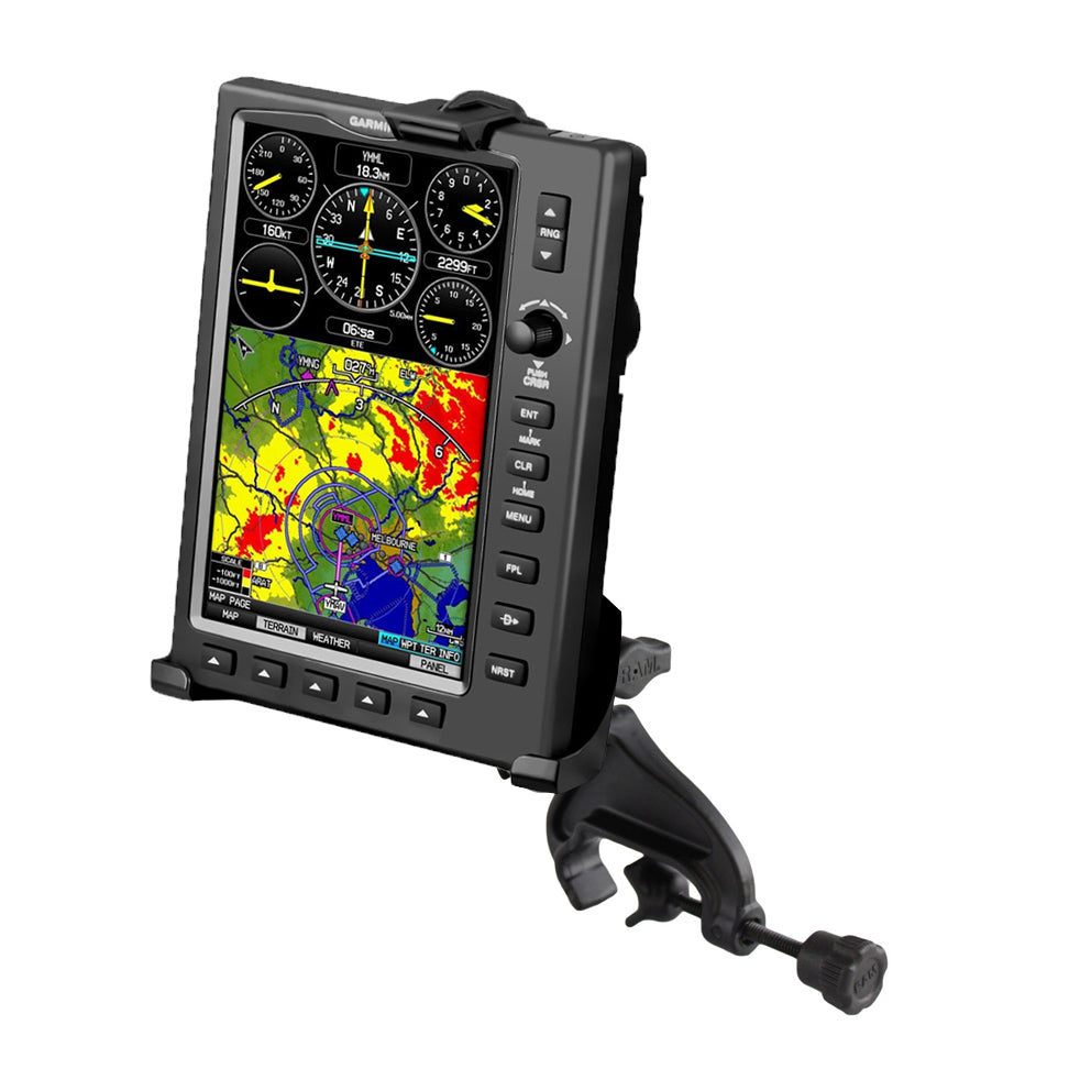 适用于Garmin 695和696的RAM®双球磁架夹座