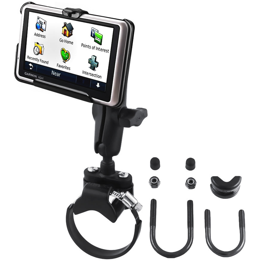 Garmin nuvi 1300系列的RAM® ATV/UTV双滚珠轨道安装+更多