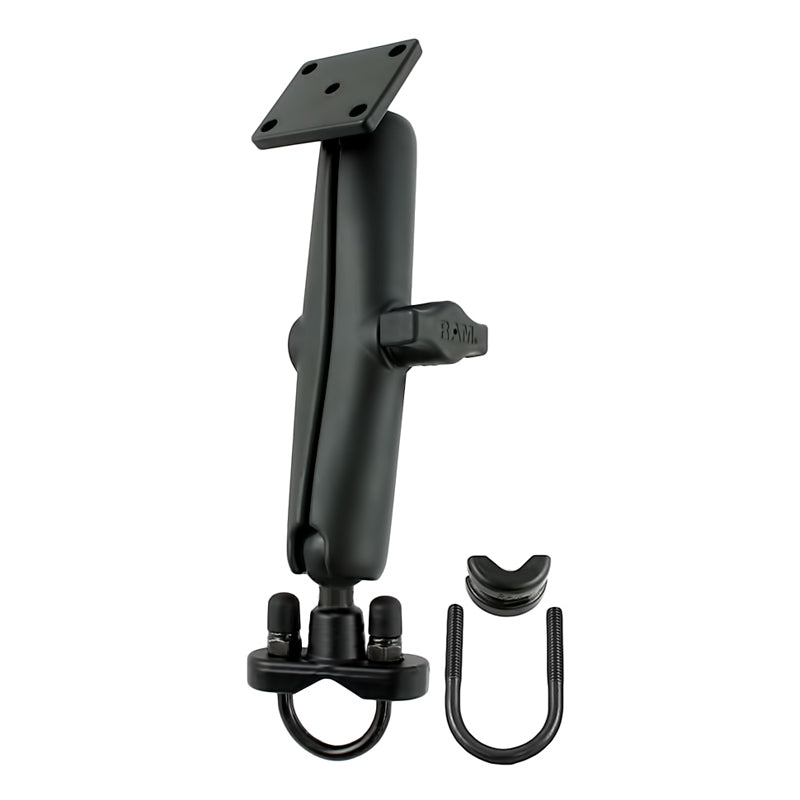 RAM®车把U型螺栓双球座，带矩形AMPS板