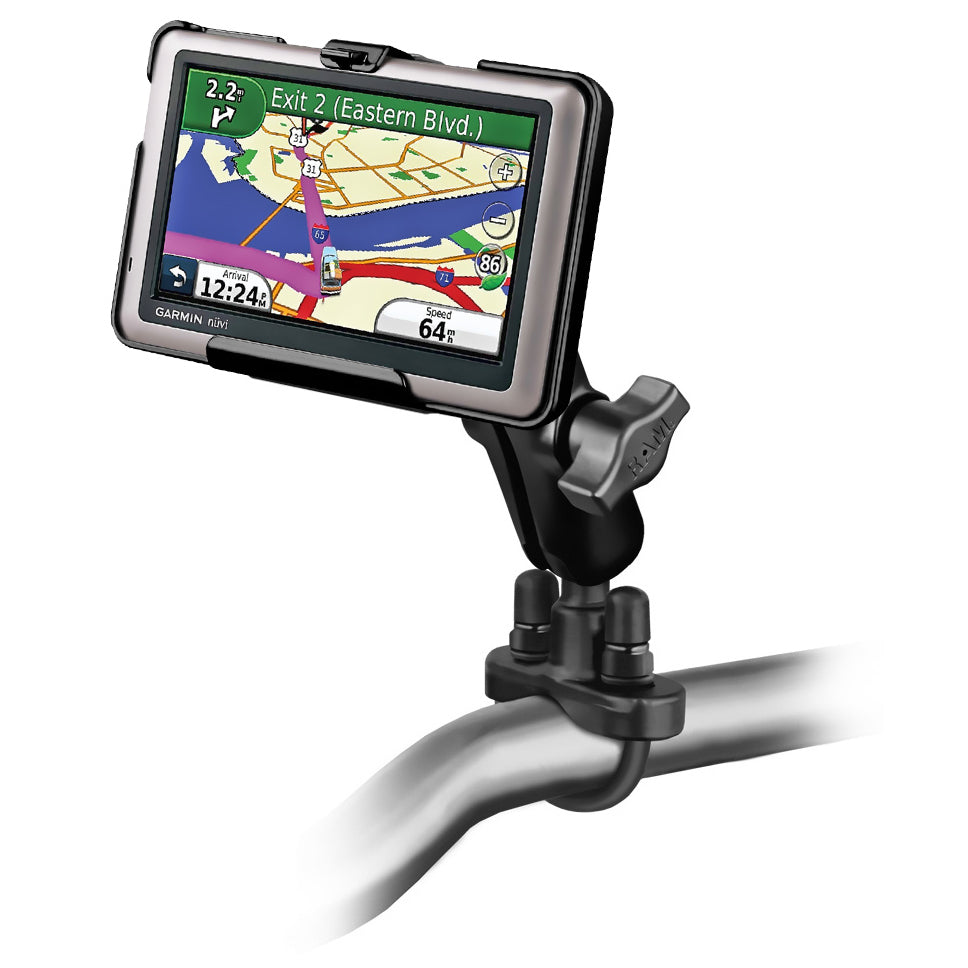 Garmin nuvi 1400系列的RAM®车把U型螺栓双球座