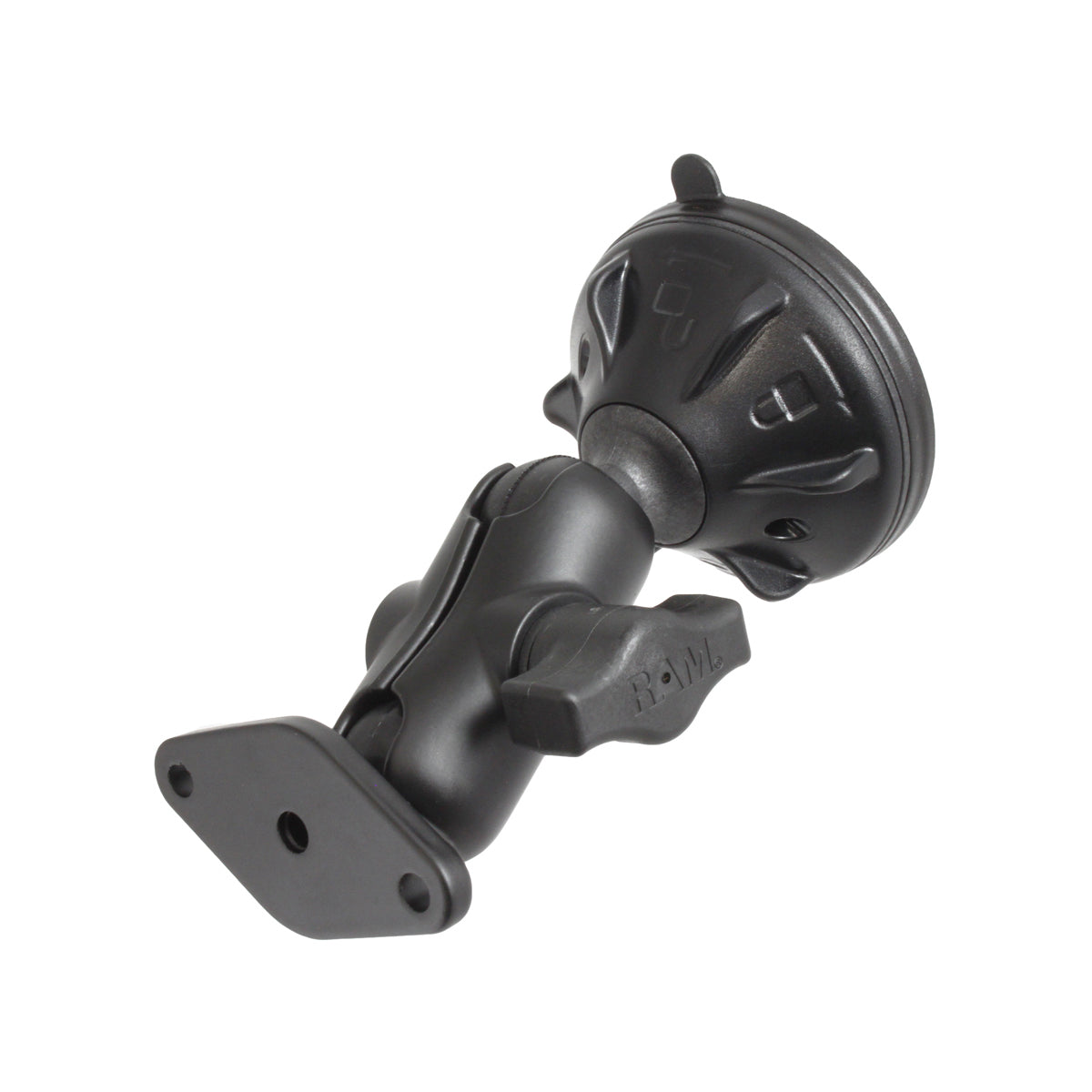 RAM® Twist-Lock™小型吸盘双球座