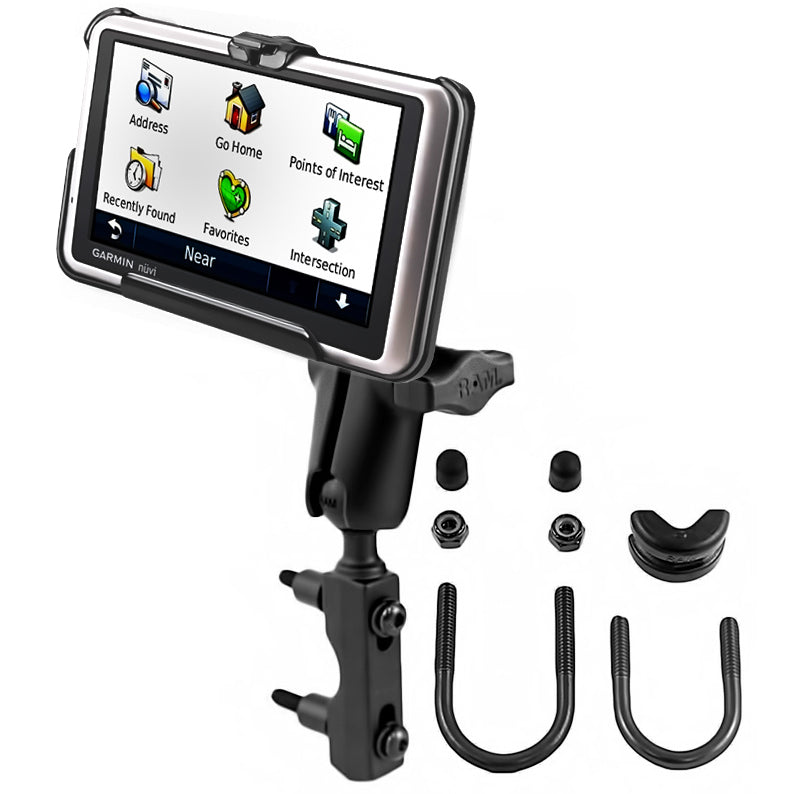 Garmin nuvi 1390、2495 LMT+更多的RAM®制动器/离合油箱底座