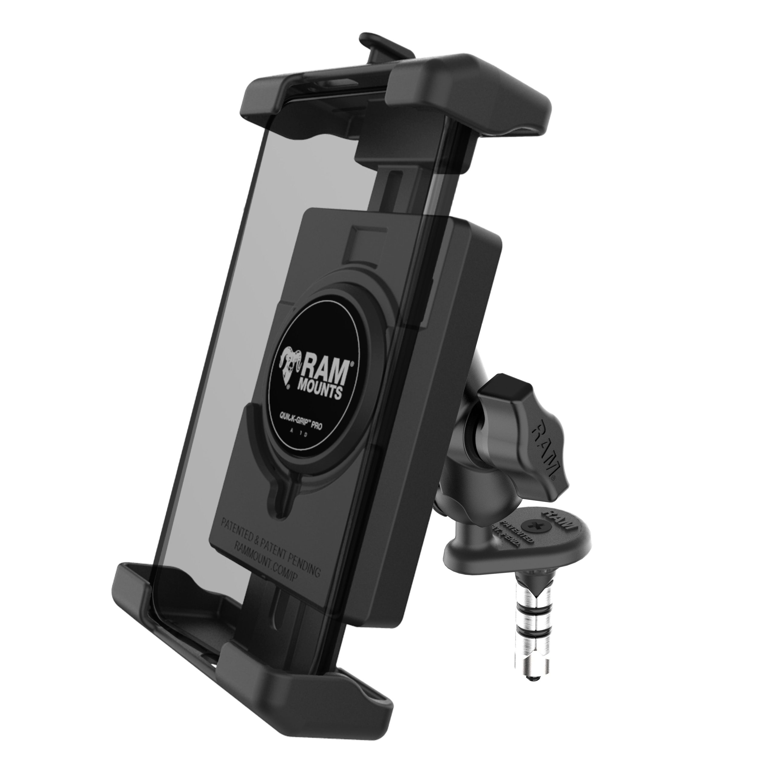 RAM® Quick-Grip™ Pro XL手机底座，带叉杆楔形底座-短