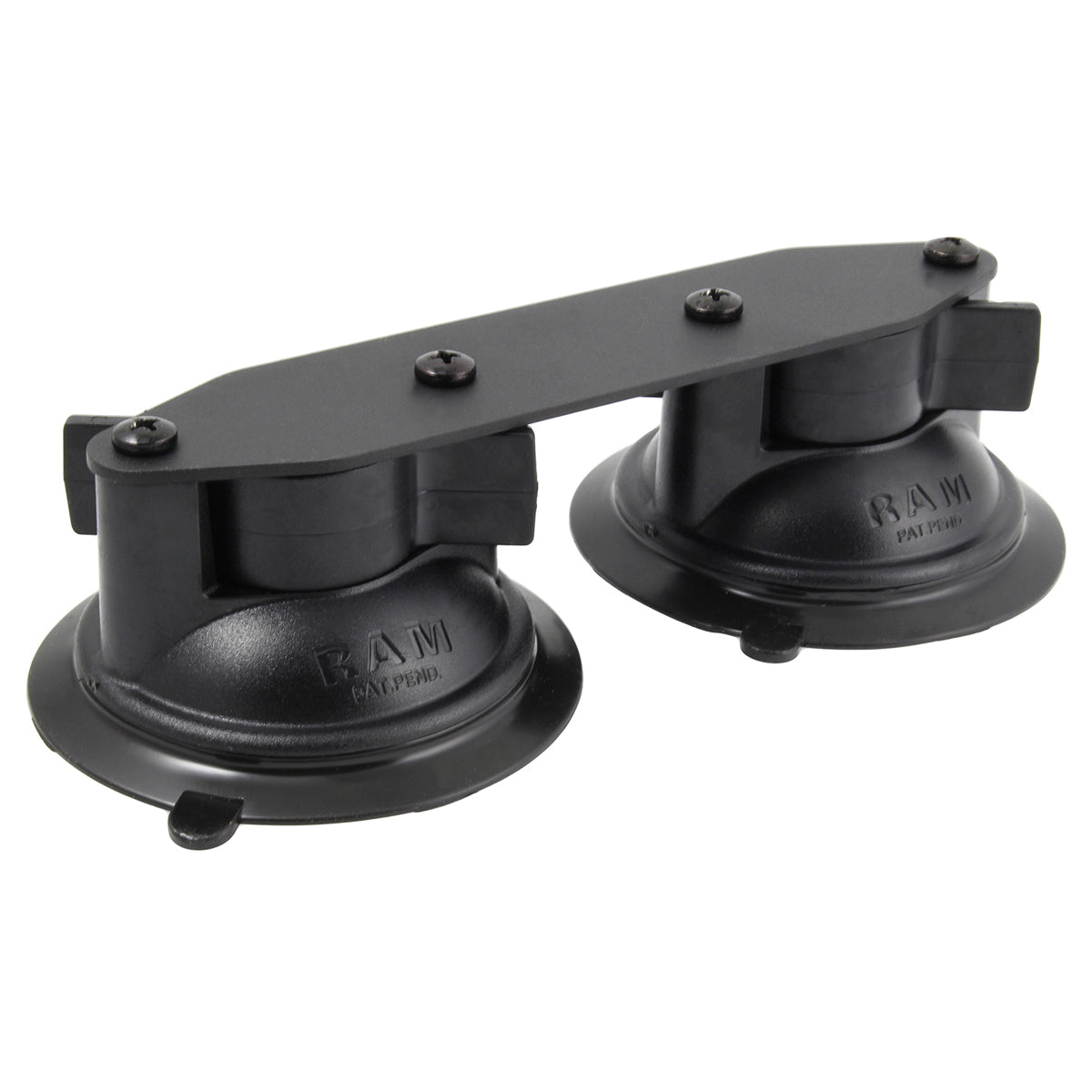 RAM® Twist-Lock™双吸盘底座，带Straight