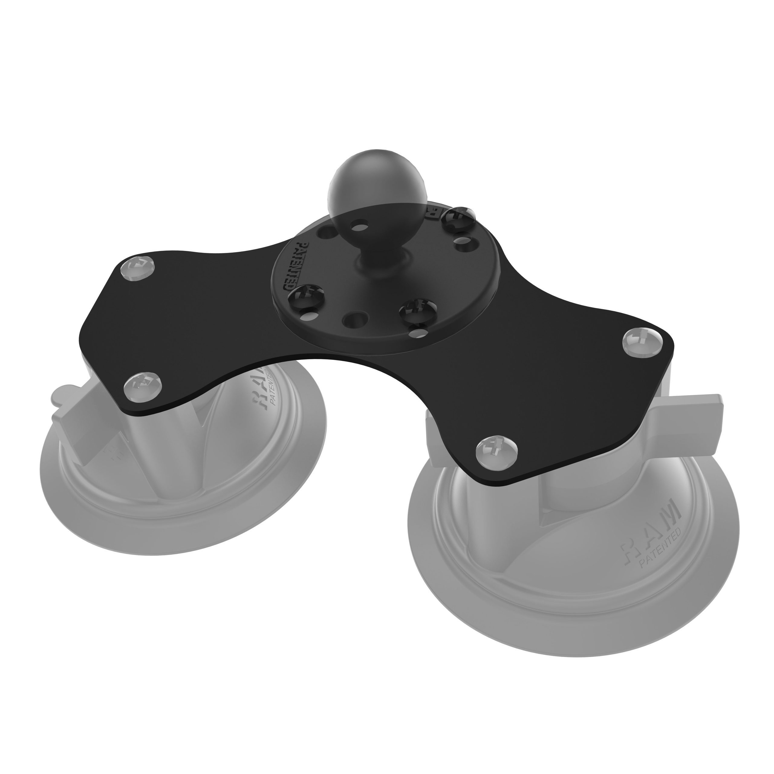 用于RAM® Twist-Lock™吸盘的RAM®双适配板