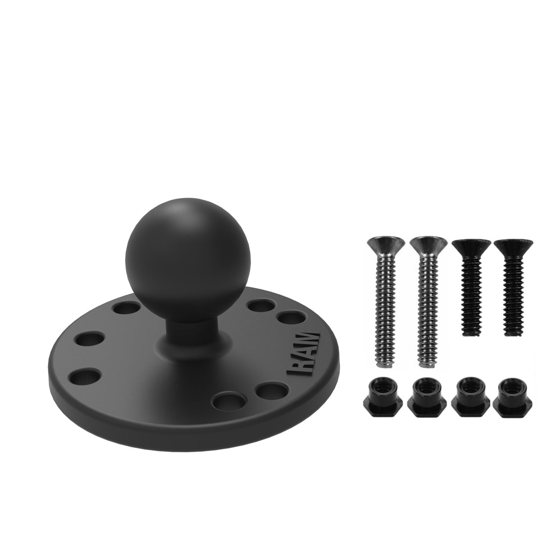 适用于Garmin StreetPilot的RAM®圆板，带滚珠和安装硬件