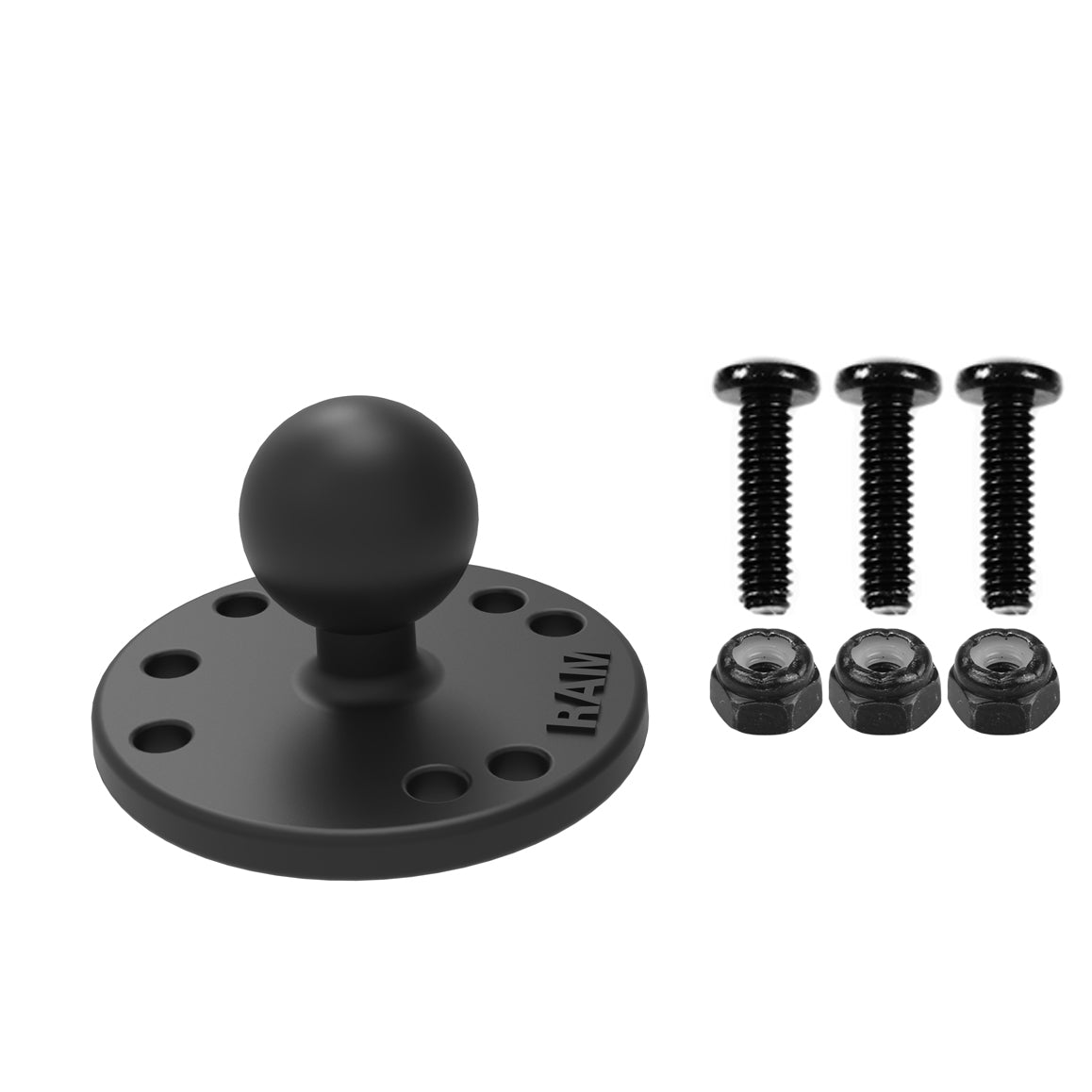 适用于Garmin Striker的RAM®圆板，带球和安装硬件+更多