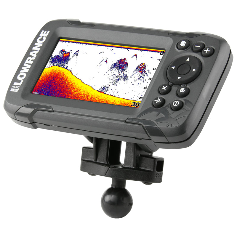 适用于Lowrance Eagle 4和5、Hook²和Reveal的RAM®球适配器- B尺寸
