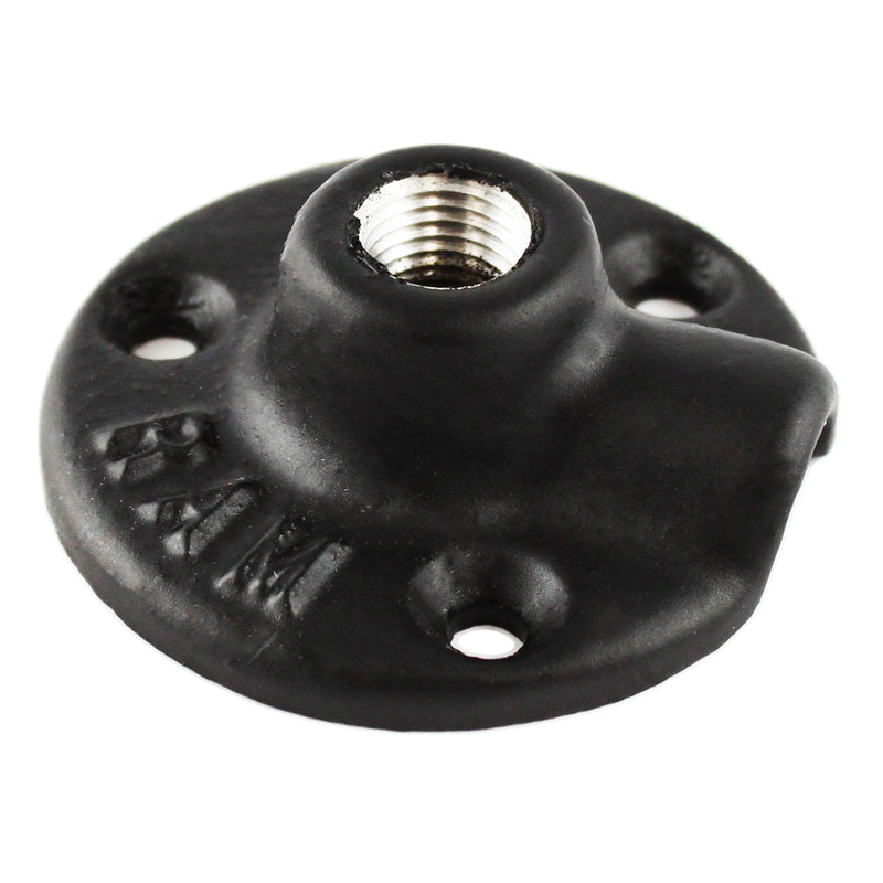 RAM® 90度1/4”不扩散条约螺纹孔，带圆形底座