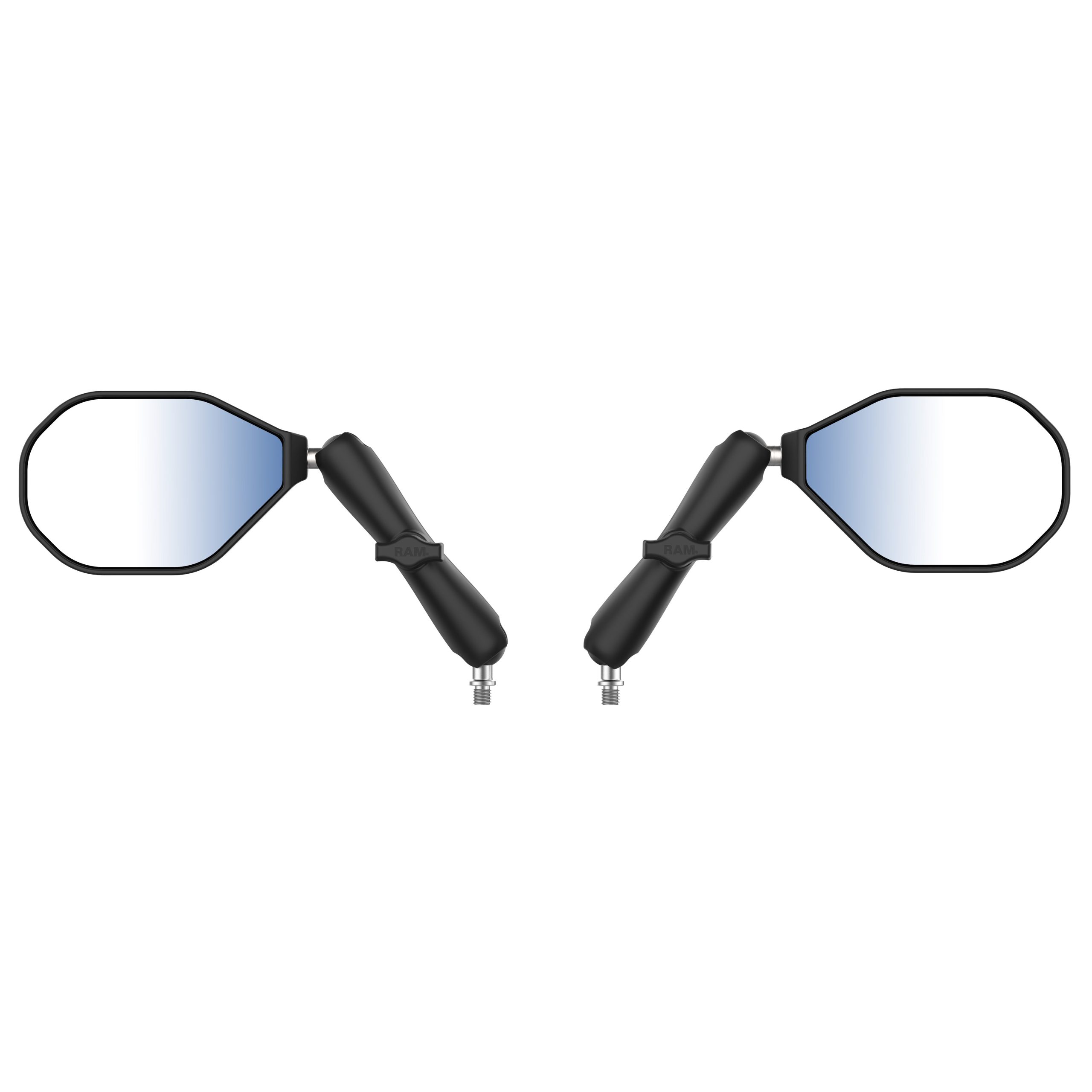 RAM® Tough-Mirror™套件，带M10-1.25底座-长臂