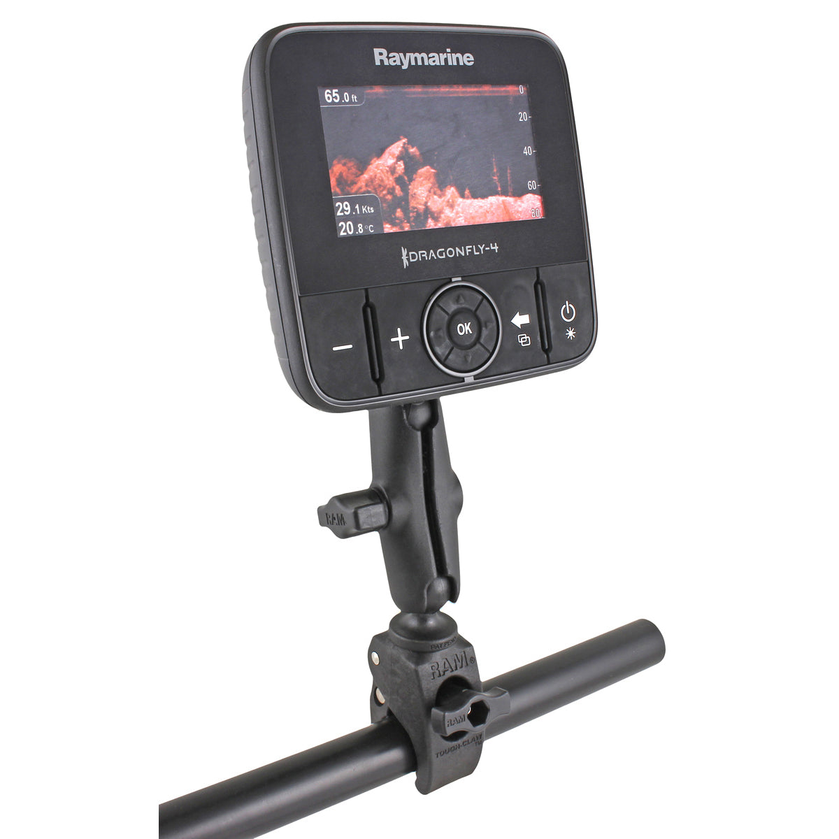 用于Raymarine Dragonfly系列的RAM® Tough-Claw™小钳座