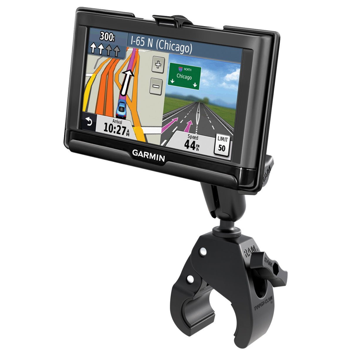 适用于Garmin nuvi 52、54、55、56和58的RAM® Tough-Claw™小钳座