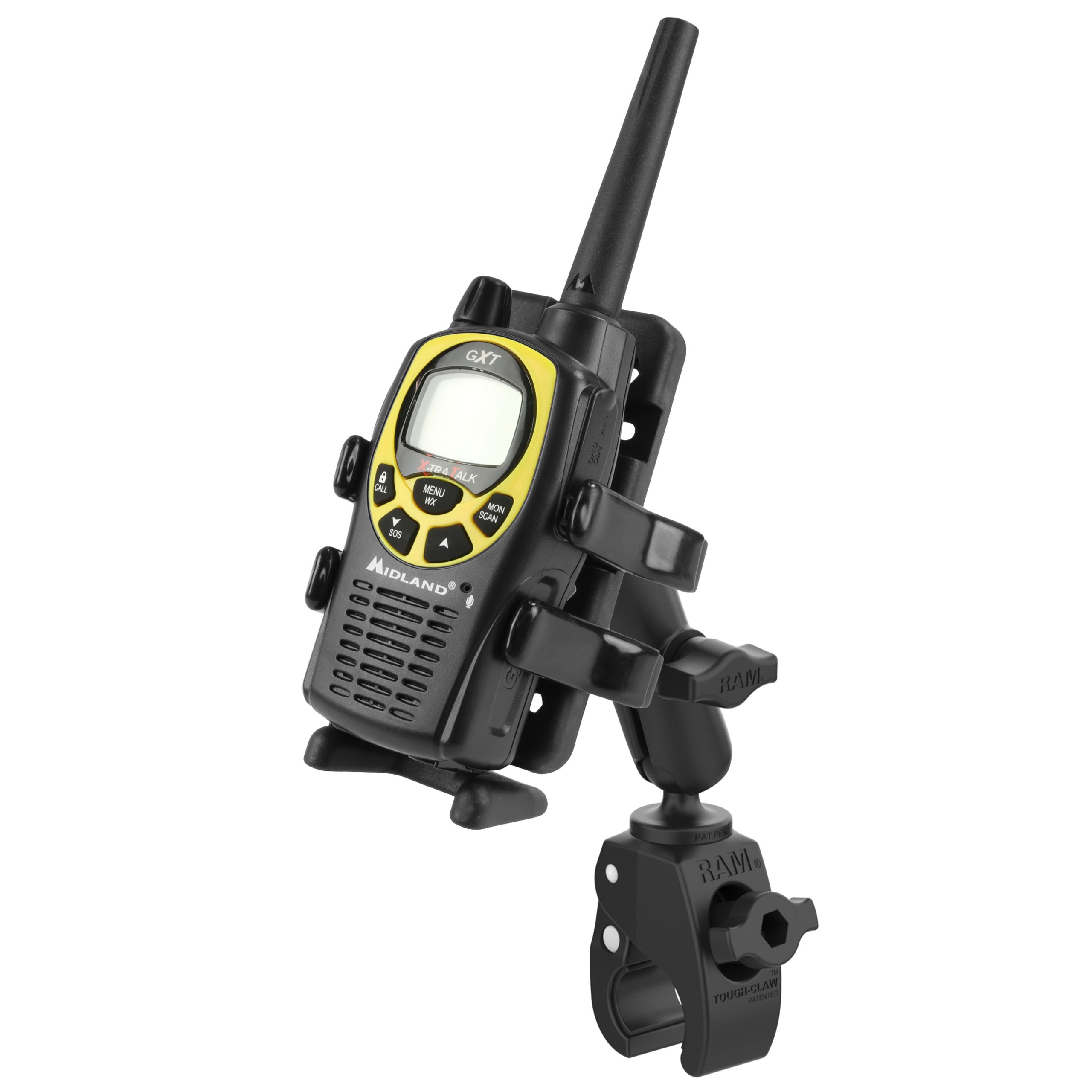 RAM® Finger-Grip™通用支架，带Small Tough-Claw™