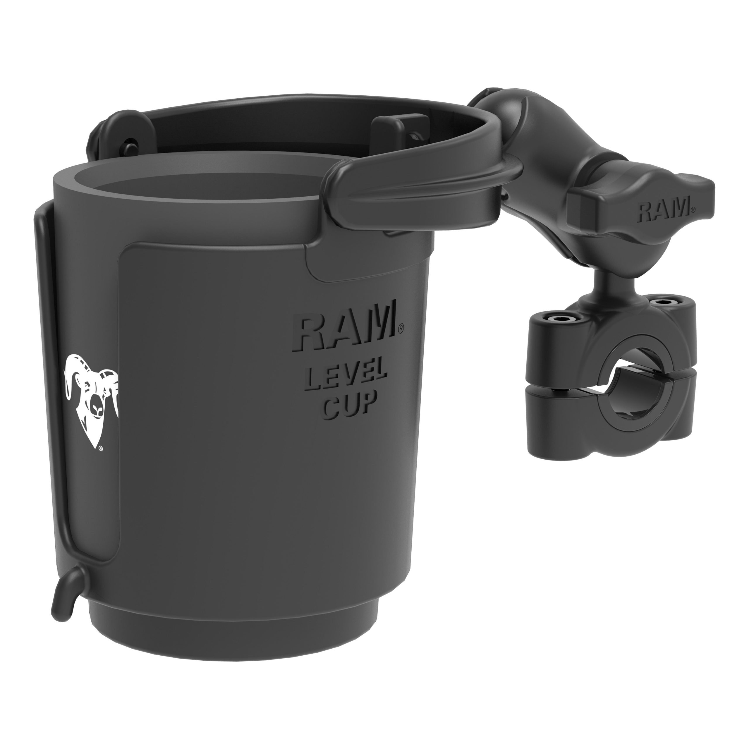 RAM® Level Cup™ 16盎司饮料架，配有RAM® Torque™中轨底座