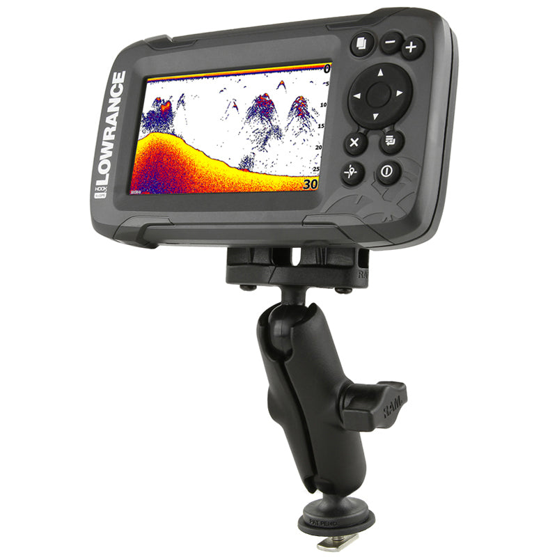 适用于Lowrance Eagle 4和5、Hook²和Reveal系列的RAM® Track Ball™底座