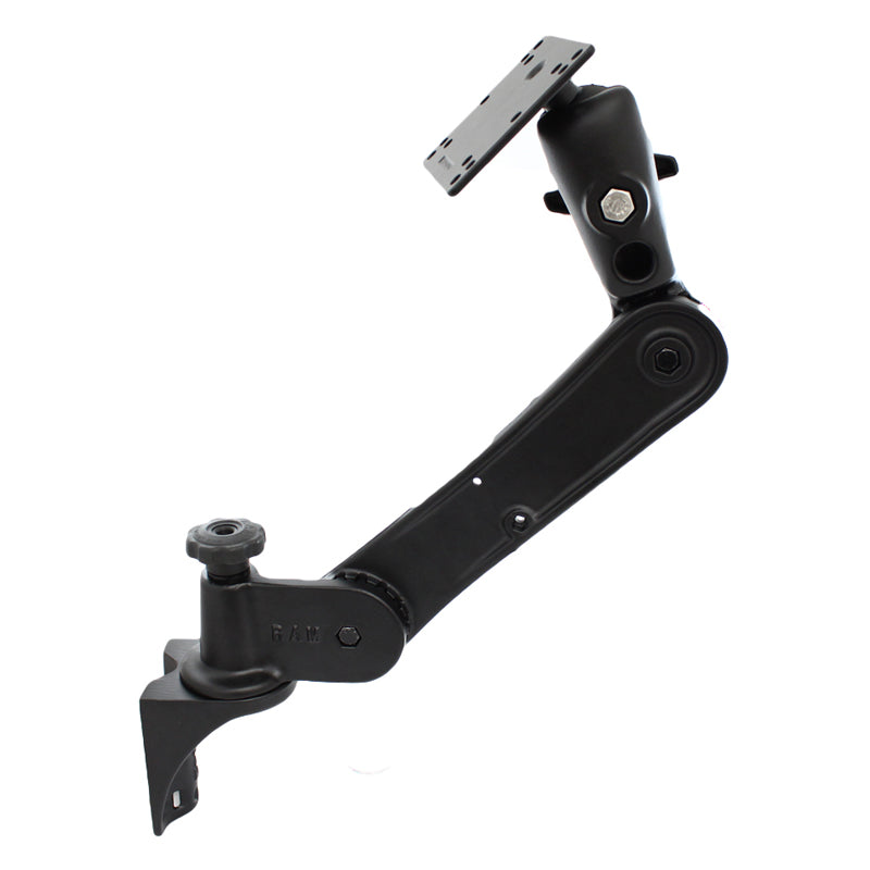 RAM® Ratchet®扩展垂直安装，带100 x 100 mm ESA板