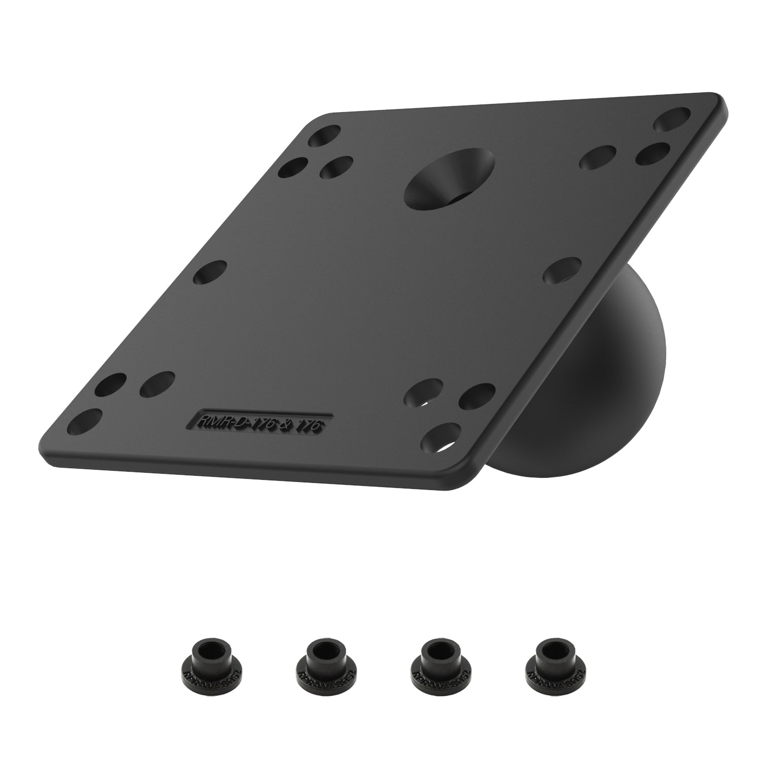 RAM® 100 x100 mm BEP板，带球- D尺寸