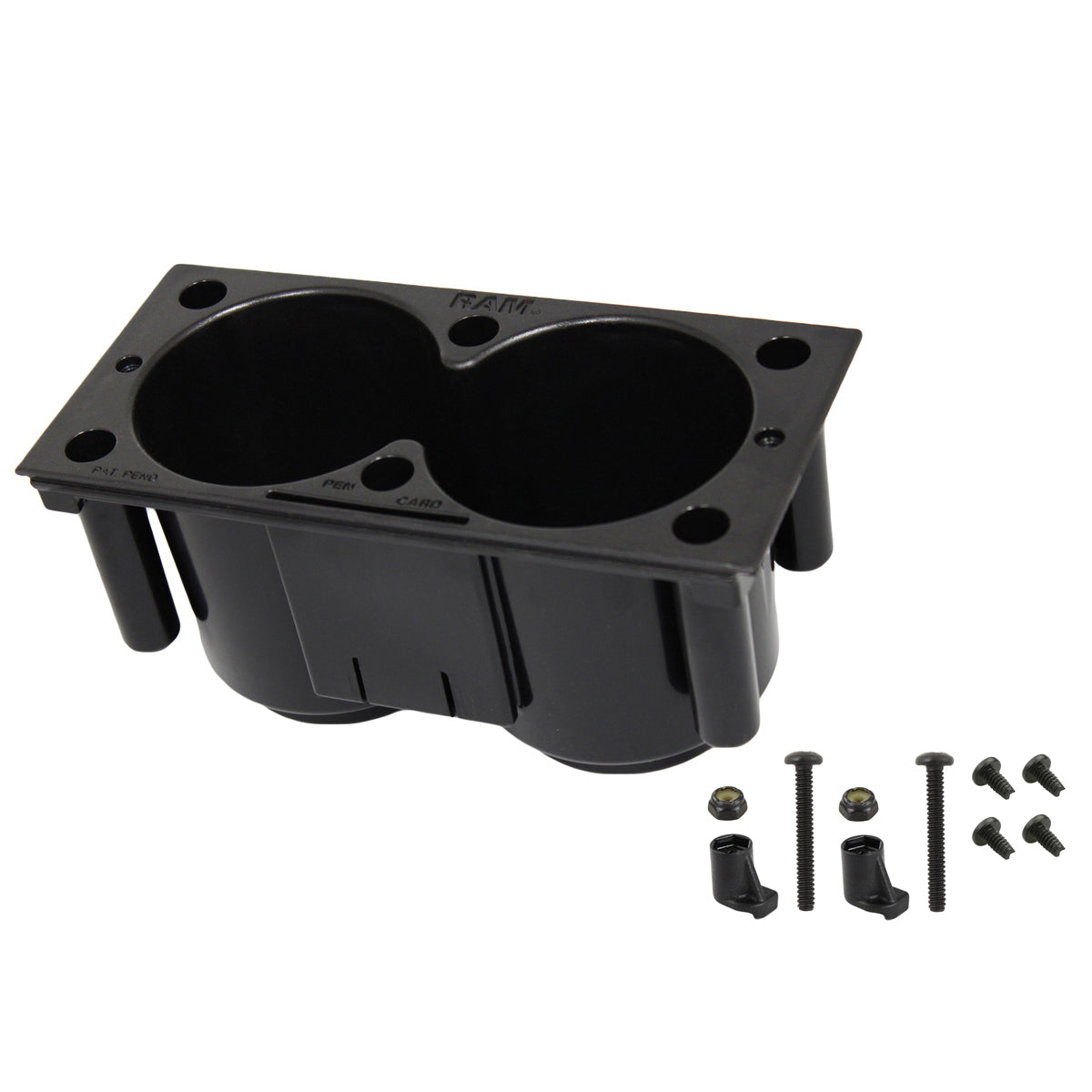 RAM® Tough-Box™ 4英寸填充双杯支架