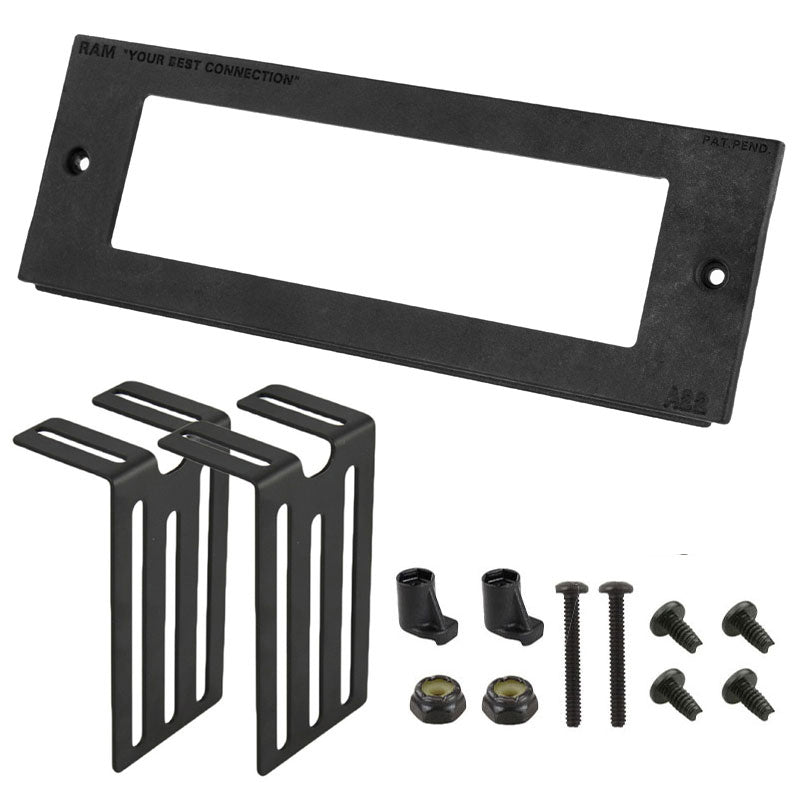 RAM® Tough-Box™ 3英寸定制面板，适用于6.31英寸x 1.75英寸设备