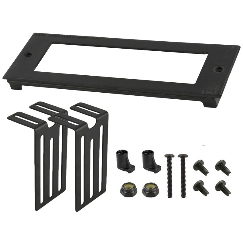 RAM® Tough-Box™ 3英寸定制面板，适用于6.375英寸x 1.813英寸设备