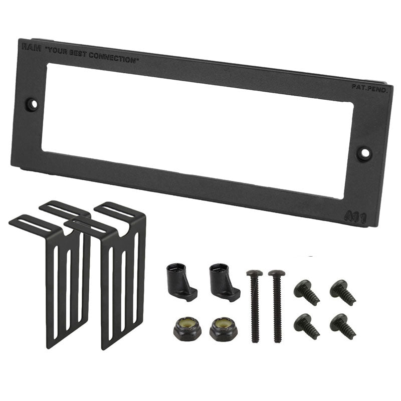 RAM® Tough-Box™ 3英寸定制面板，适用于7“x 2”设备