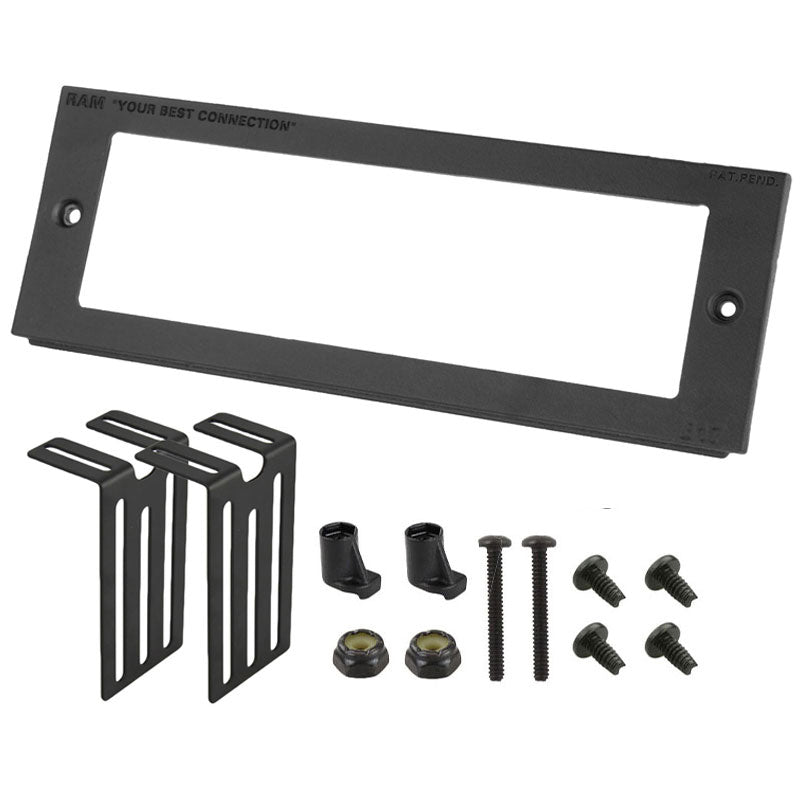 RAM® Tough-Box™ 3英寸定制面板，适用于7.03英寸x 2.01英寸设备