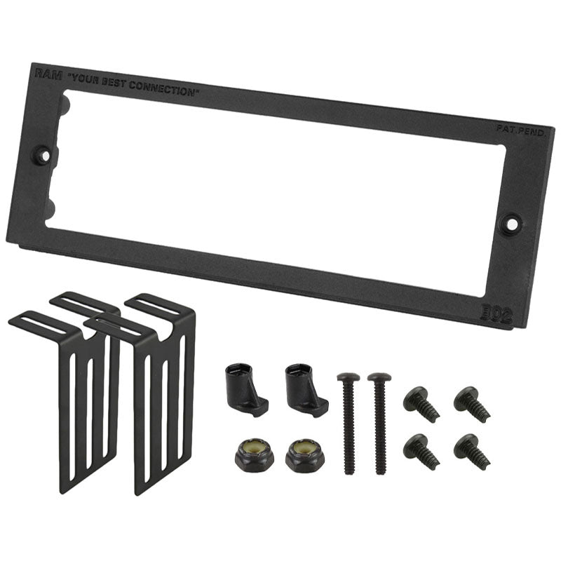 RAM® Tough-Box™ 3英寸定制面板，适用于7.2英寸x 2.2英寸设备