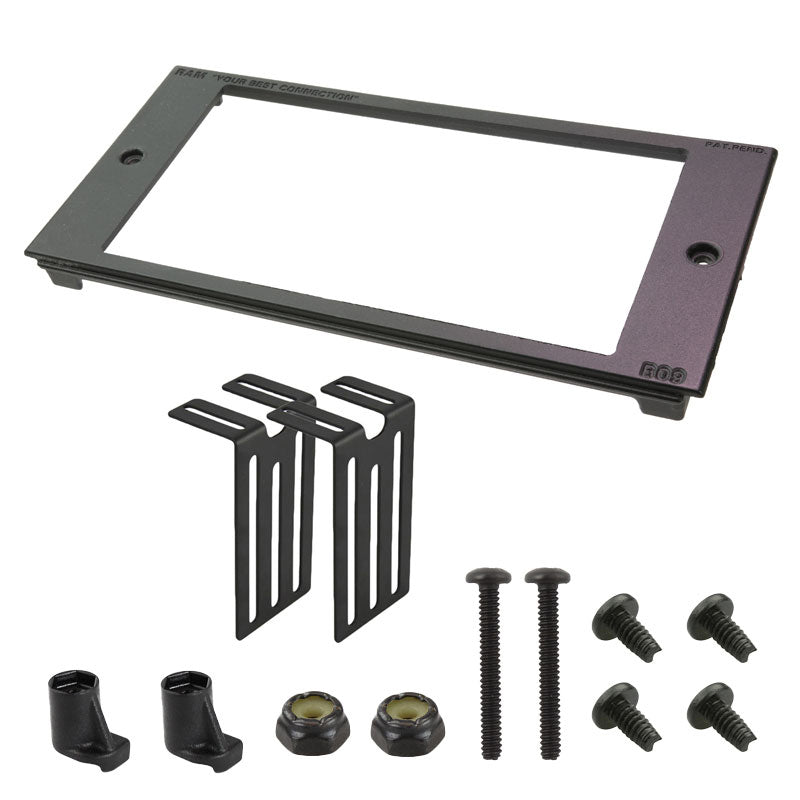 RAM® Tough-Box™ 4英寸定制面板，适用于6.5英寸x 3.4英寸设备