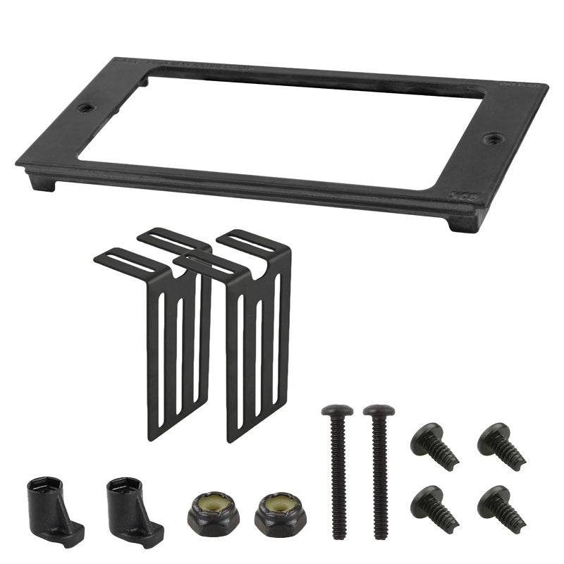 RAM® Tough-Box™ 4英寸定制面板，适用于6.54英寸x 3.44英寸设备