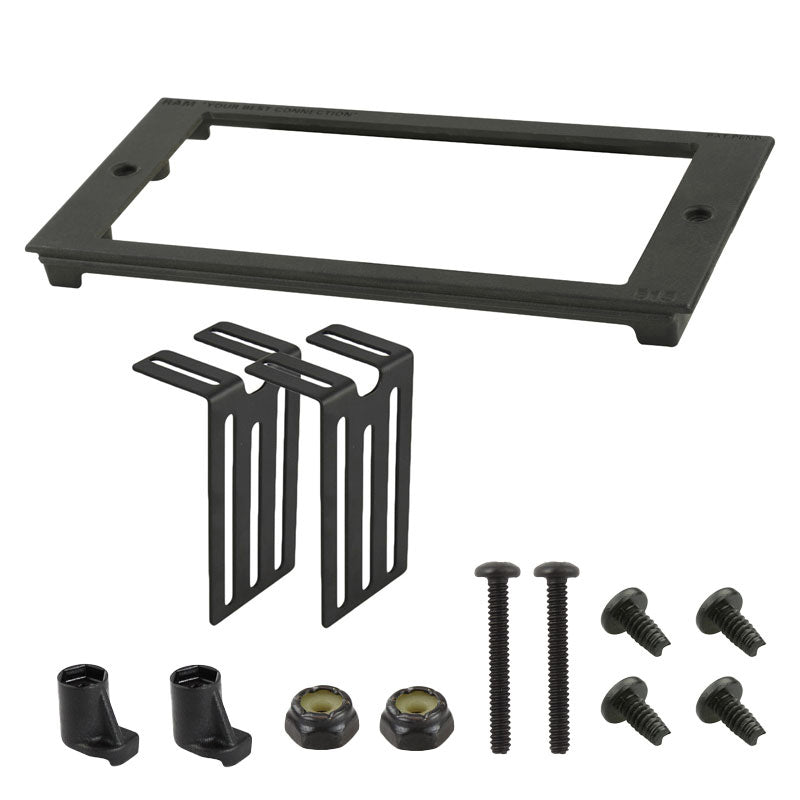 RAM® Tough-Box™ 4英寸定制面板，适用于6.81英寸x 3.26英寸设备