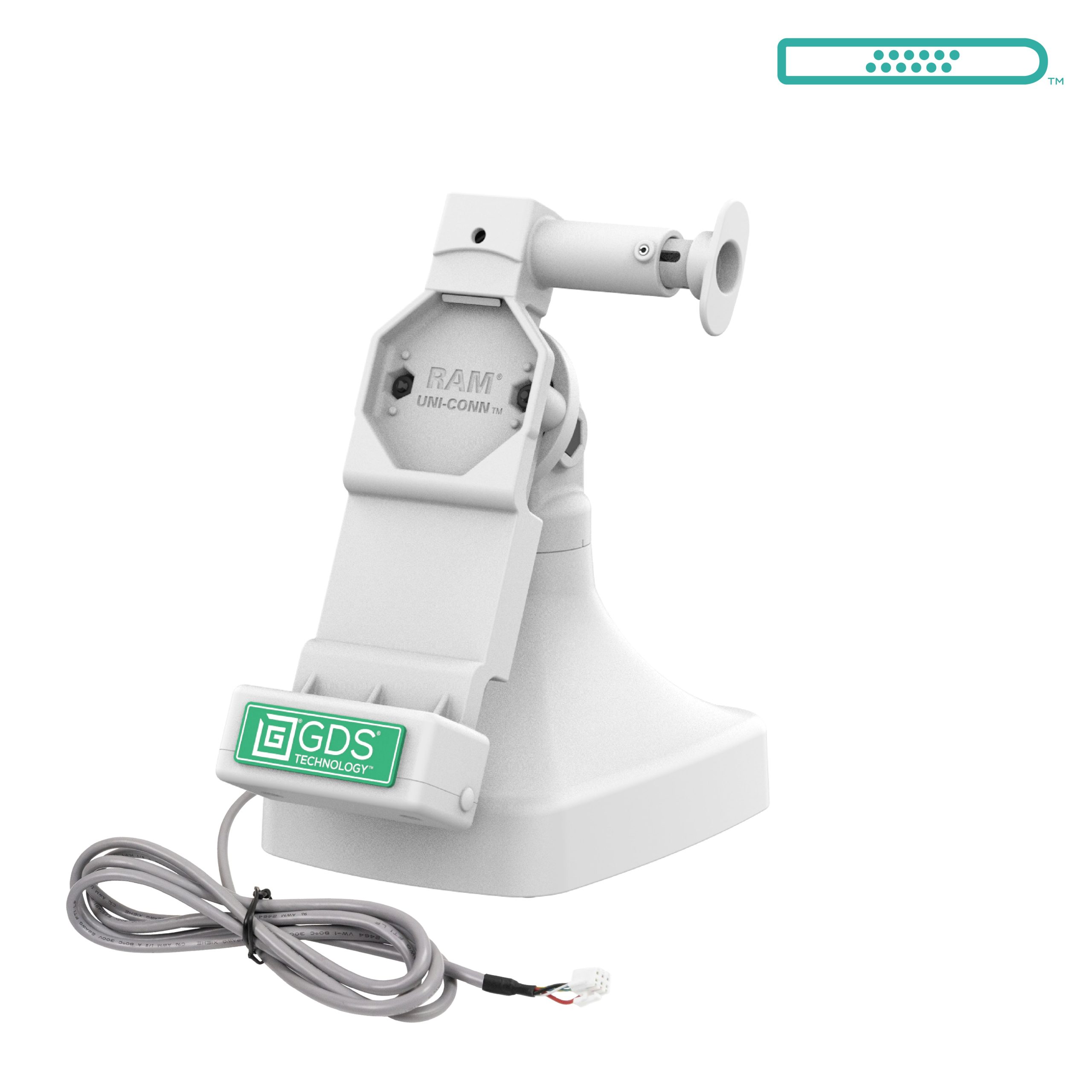 GDS® Uni-Conn™可拆卸和旋转底座，带OE-灰色