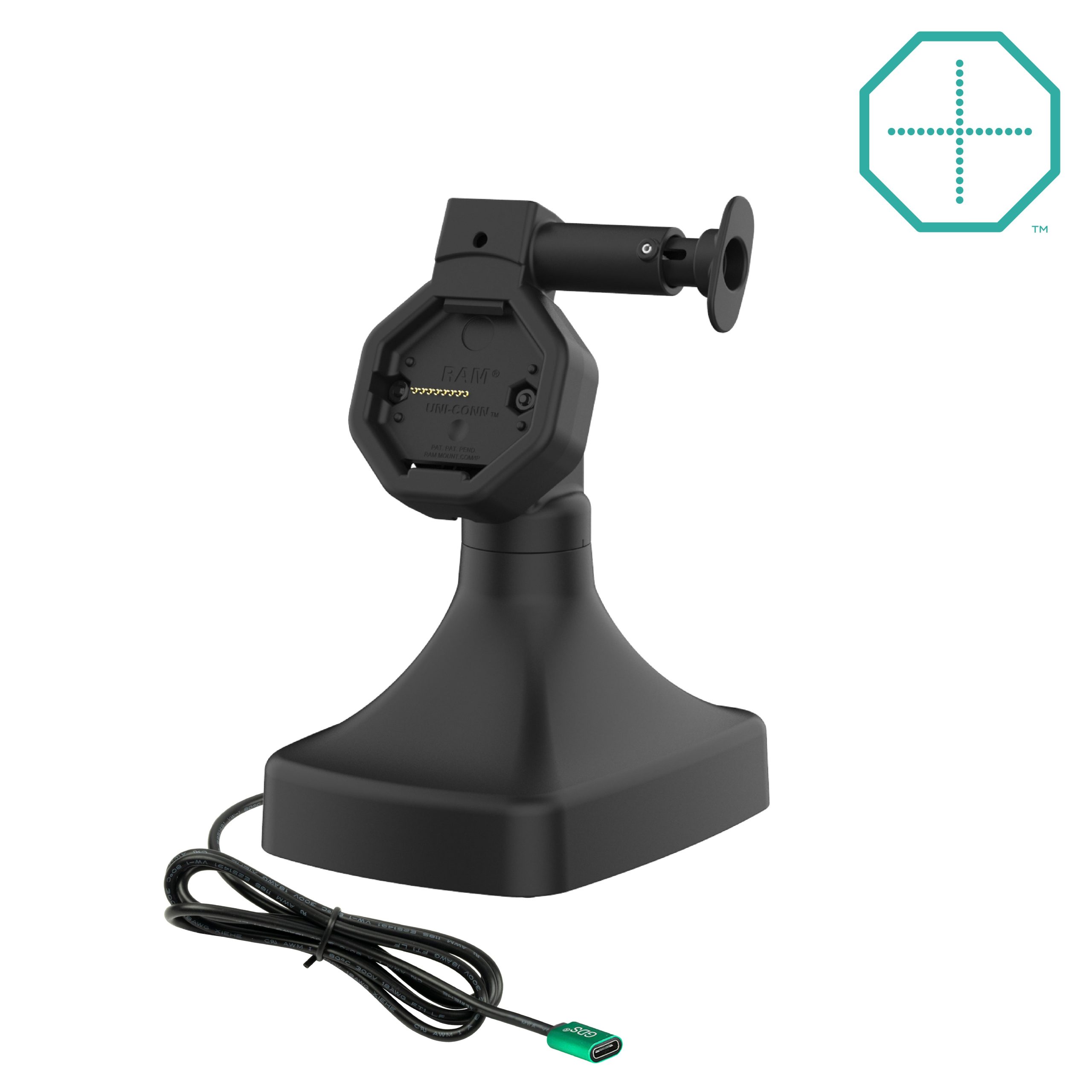 GDS® Uni-Conn™电动扳手和旋转底座，配备USB-C