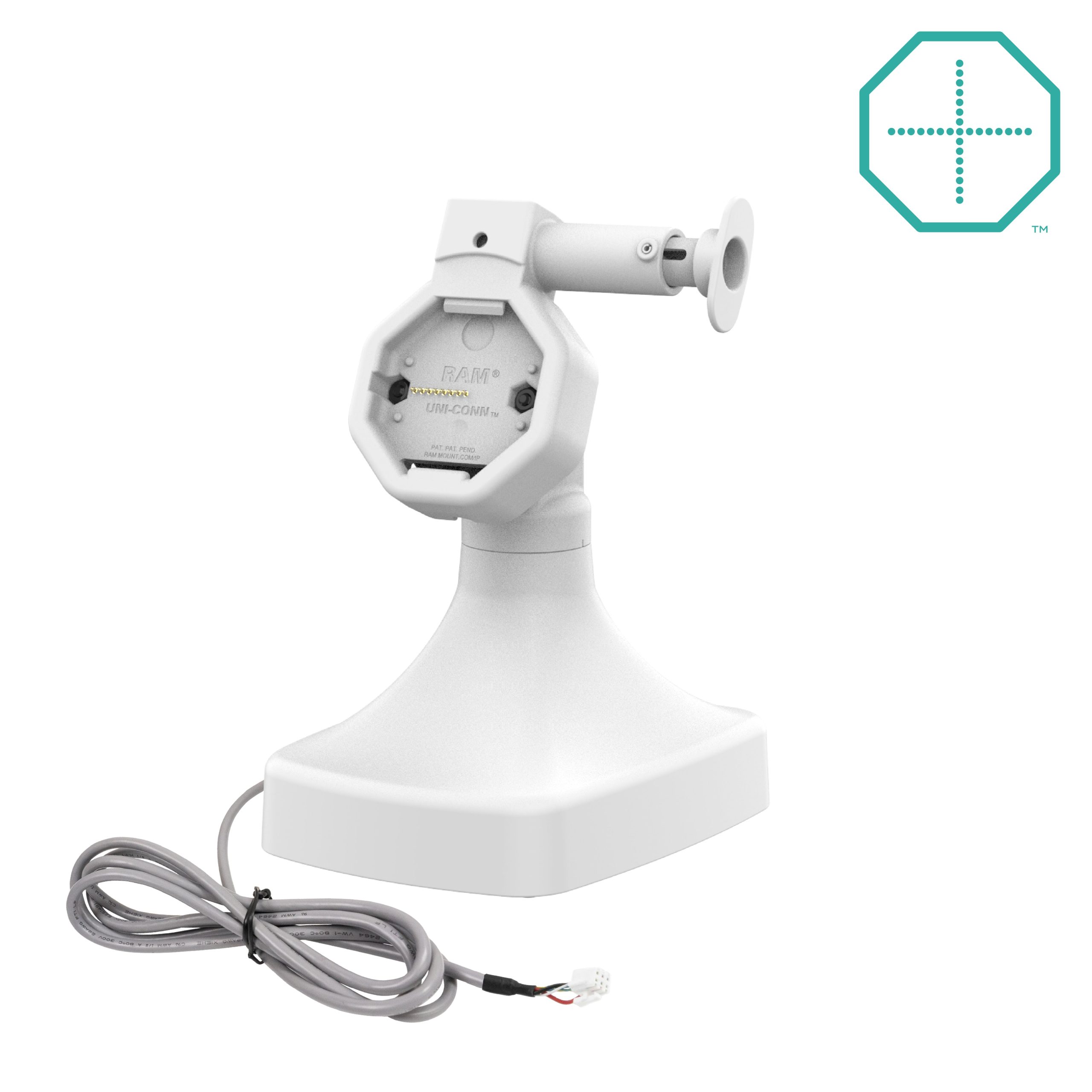 GDS® Uni-Conn™电动扳手和旋转底座，带OE-灰色