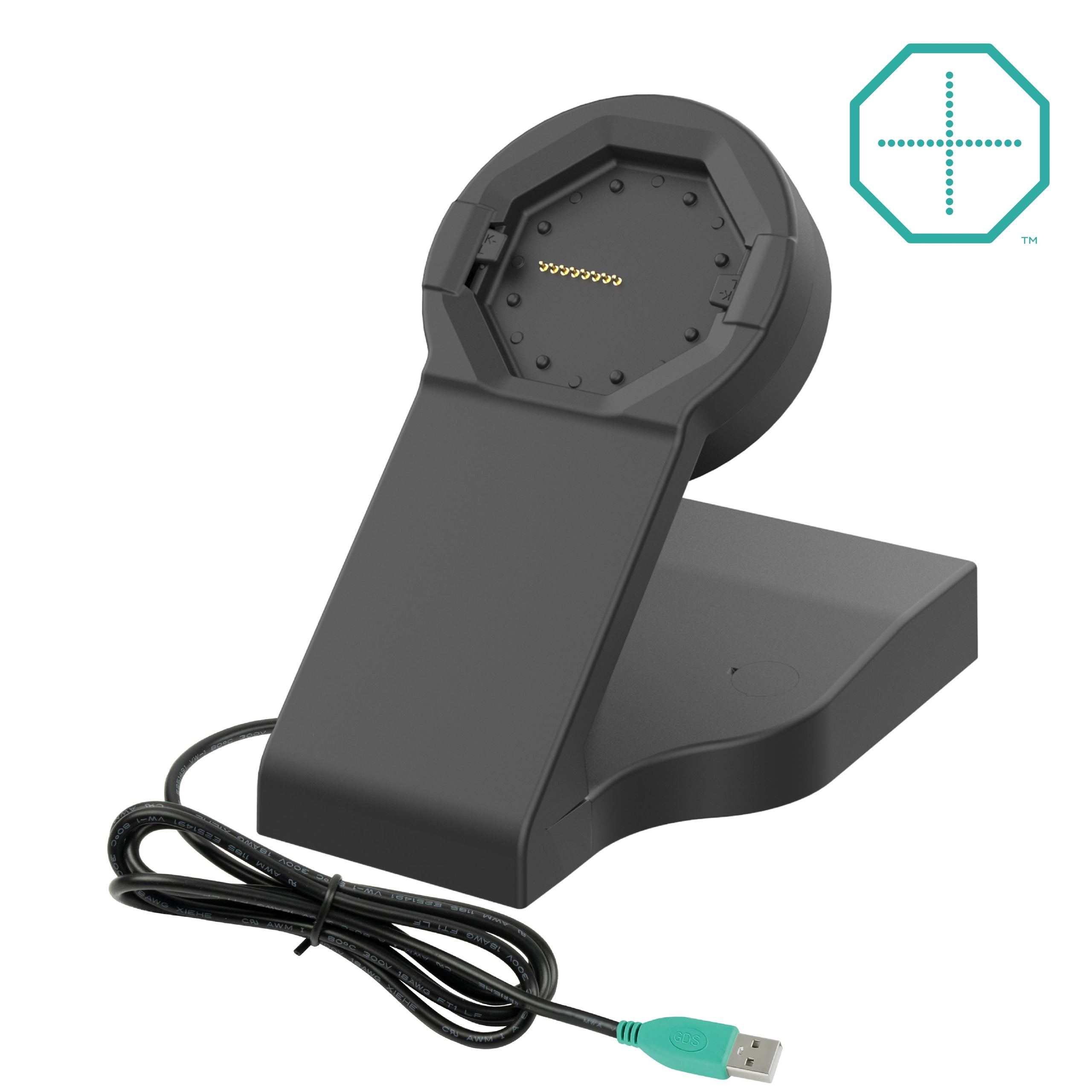 具有USB-A电源的GDS® Uni-Conn™供电台式机底座