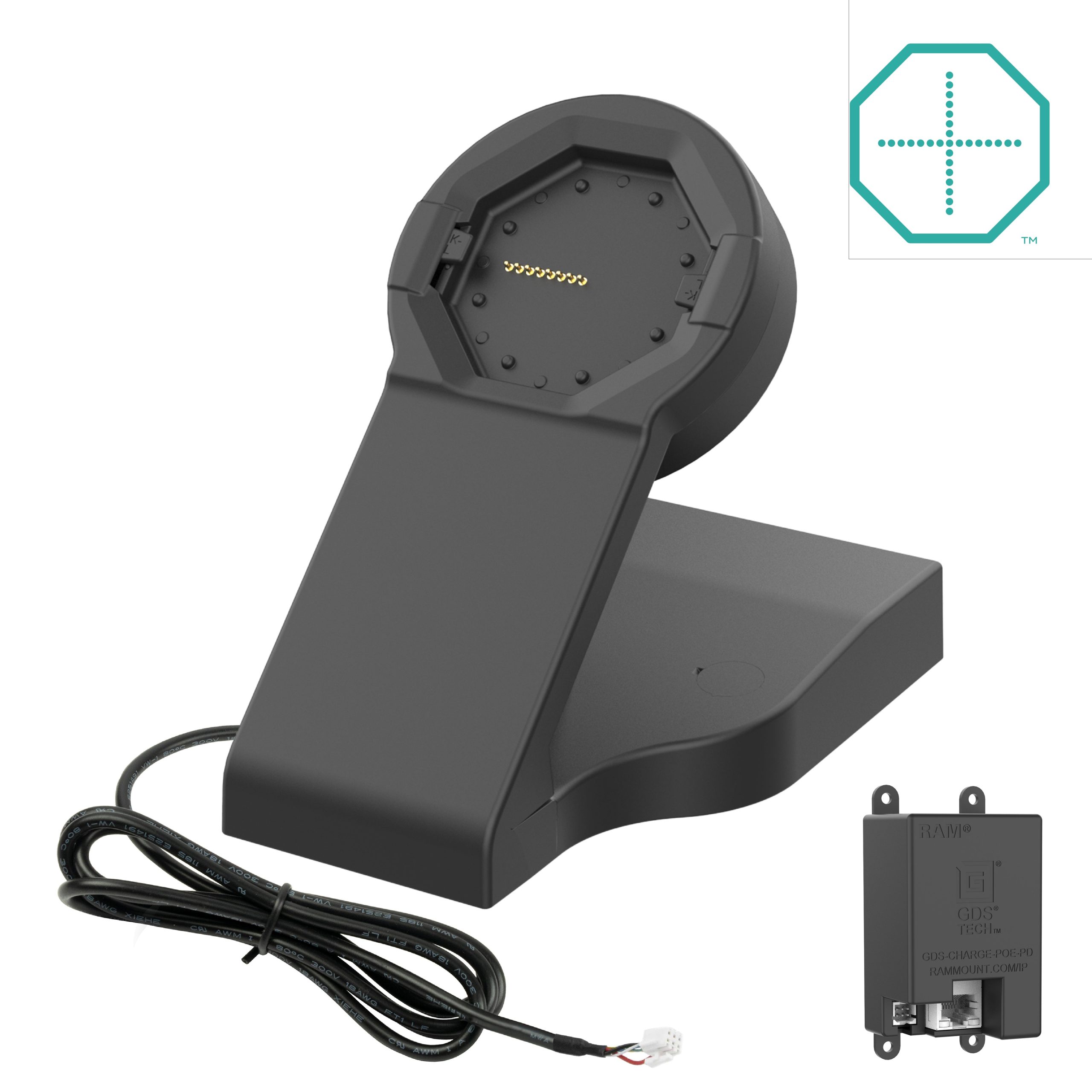 GDS® Uni-Conn™供电台式机底座，带OE