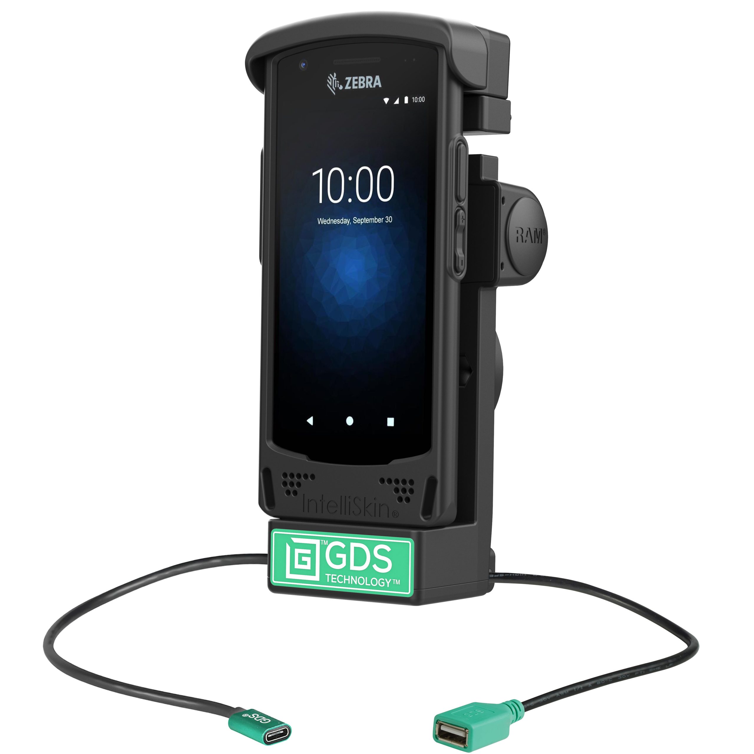 适用于Zebra EC 50/55的GDS® Powered Dock + USB-A