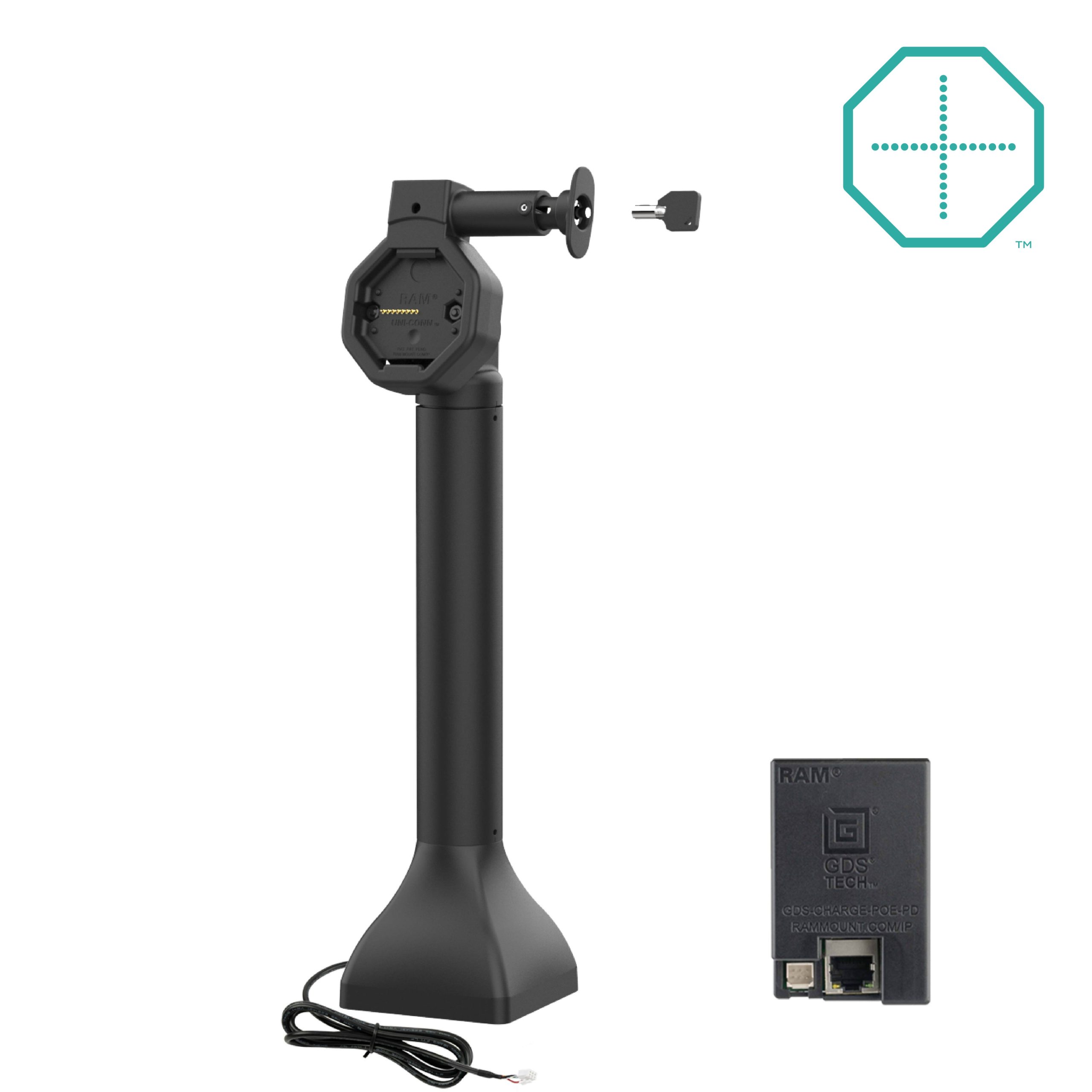 GDS® Uni-Conn™电动14英寸锁定基座底座，带OE
