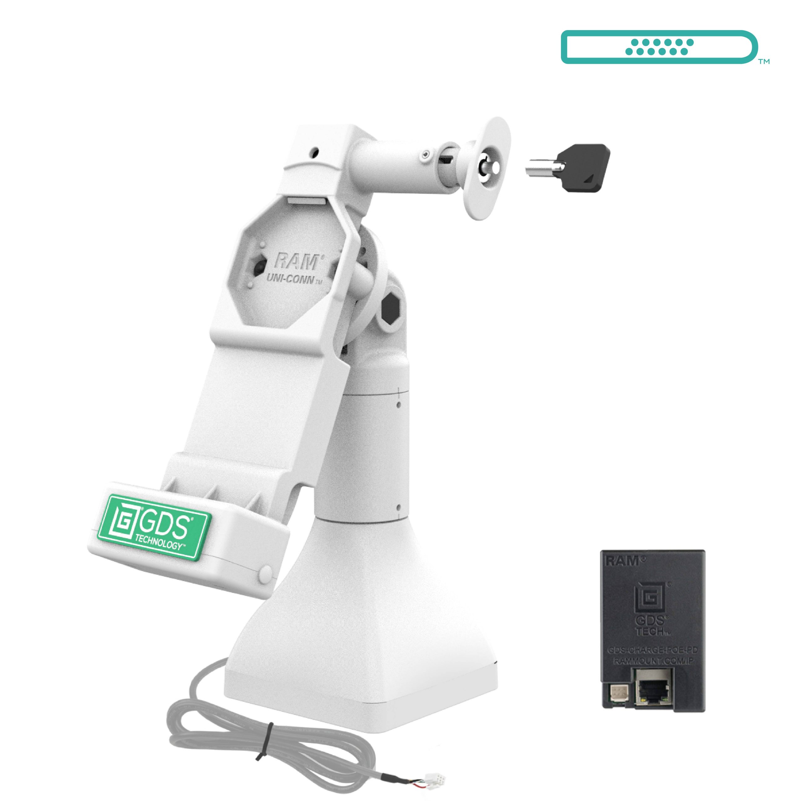 GDS® Uni-Conn™ 7英寸带OE锁定基座底座底座-灰色