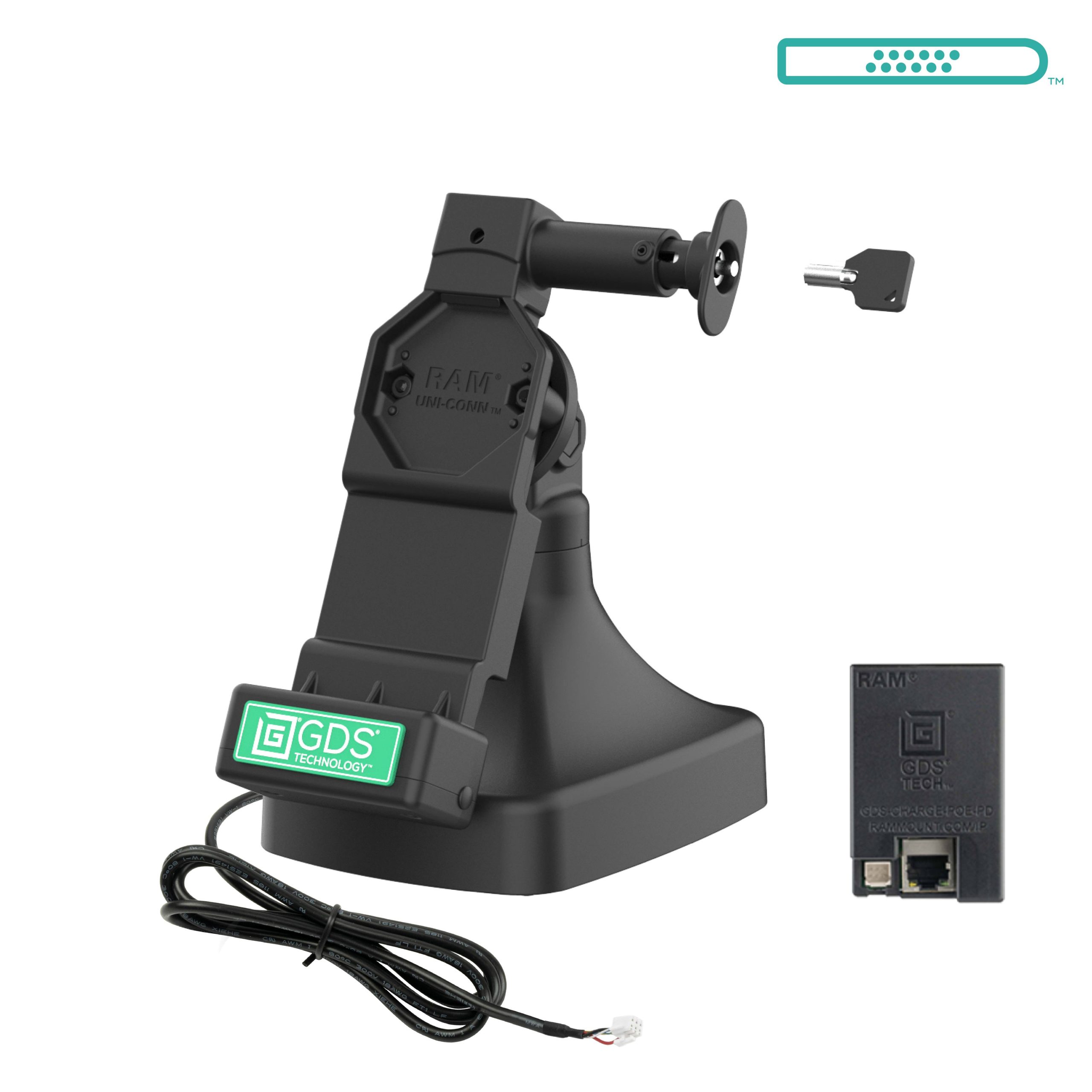 GDS® Uni-Conn™带OE的锁定按钮和旋转底座