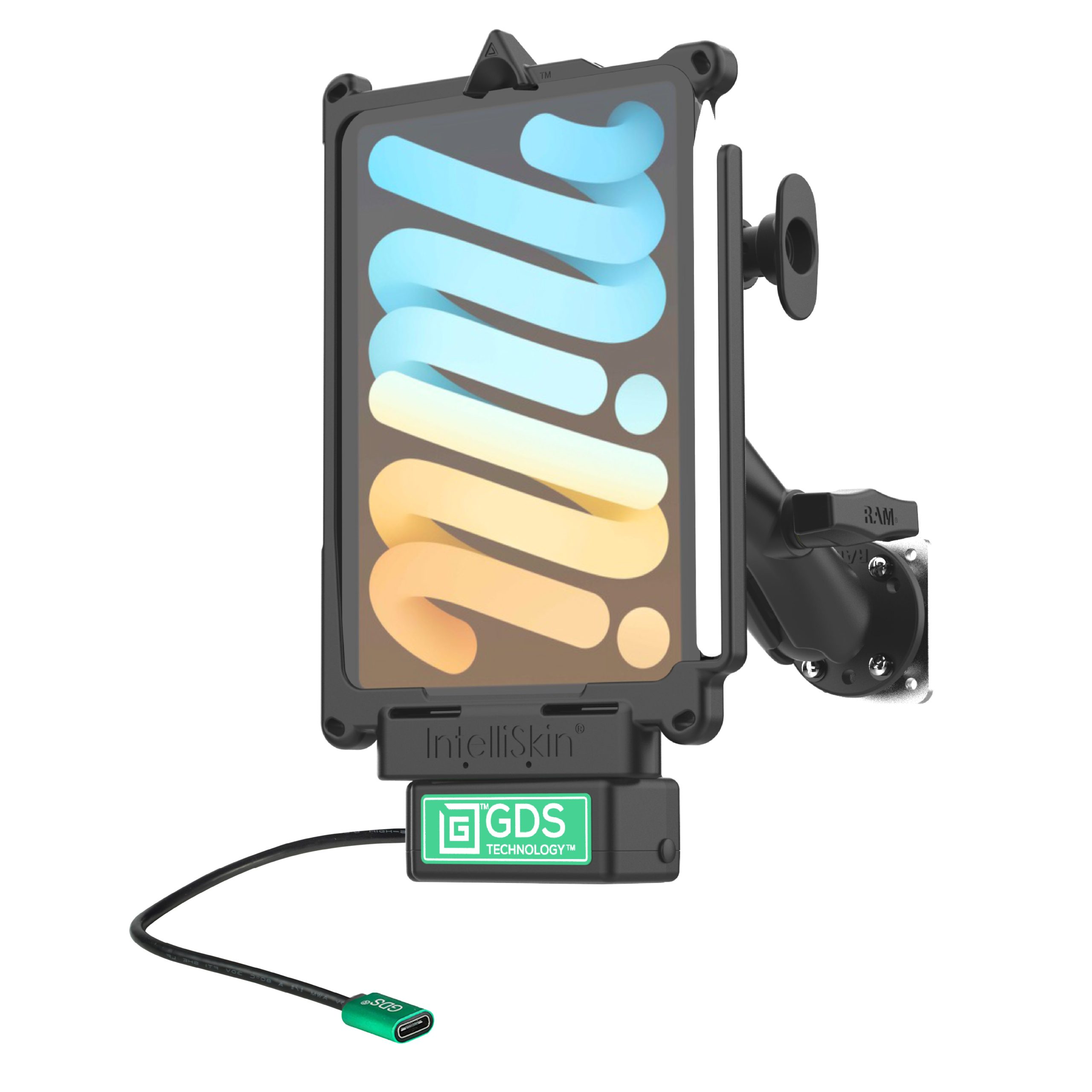 适用于Apple iPad mini（A17 Pro）和mini 6的GDS® Uni-Conn™车载捆绑包