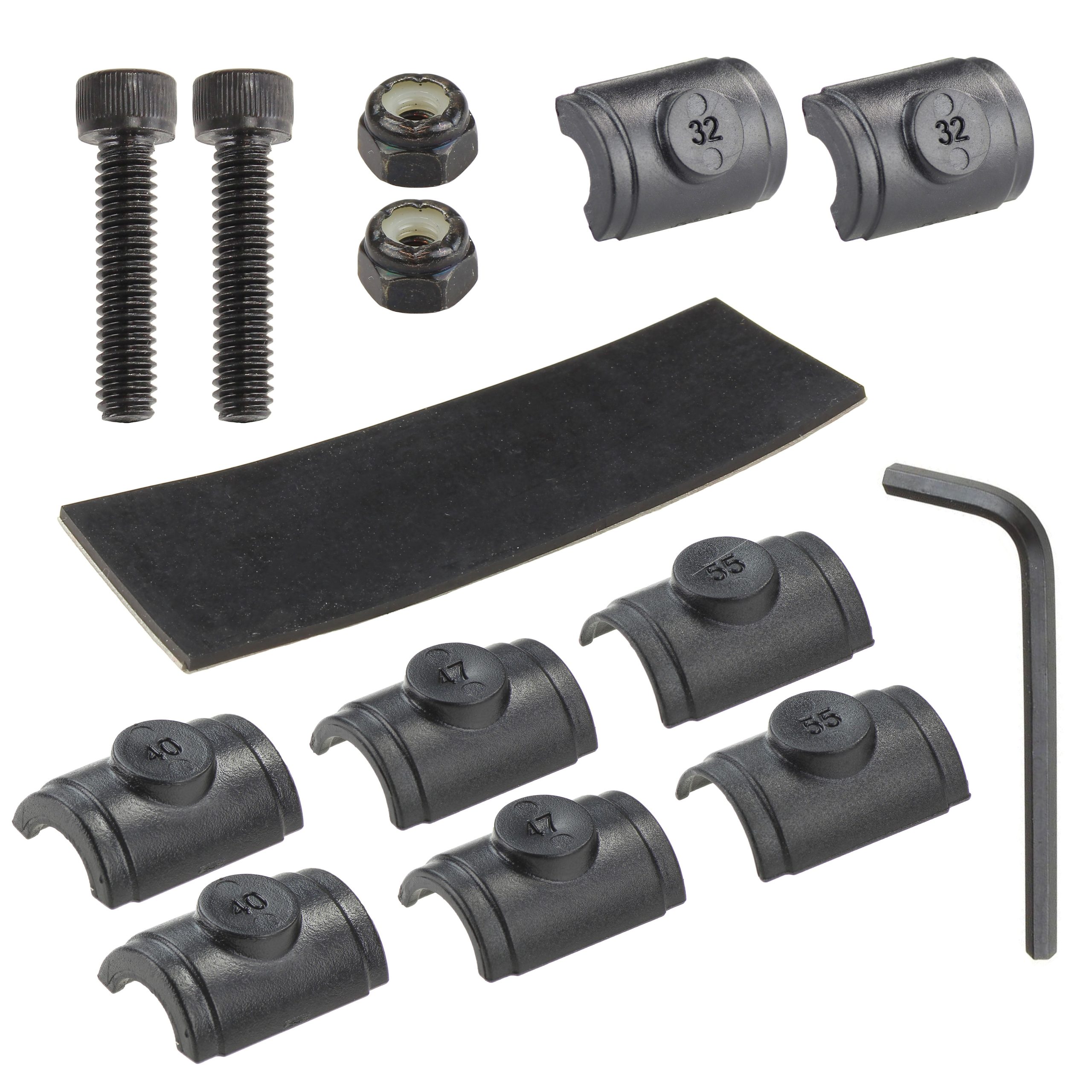 用于Torque™小型轨道底座的RAM®硬件和间隔物包