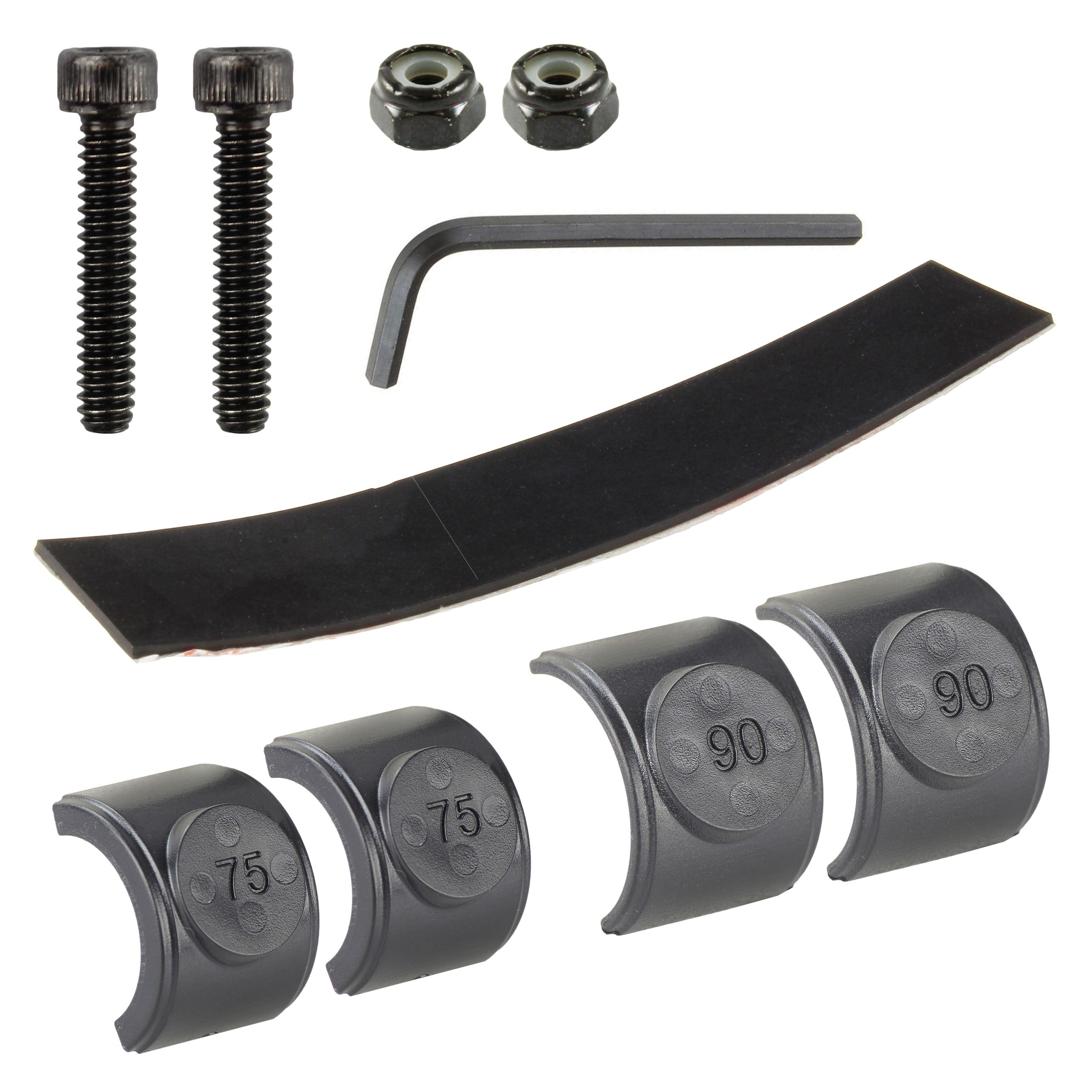 用于Torque™中轨底座的RAM®硬件和间隔件包