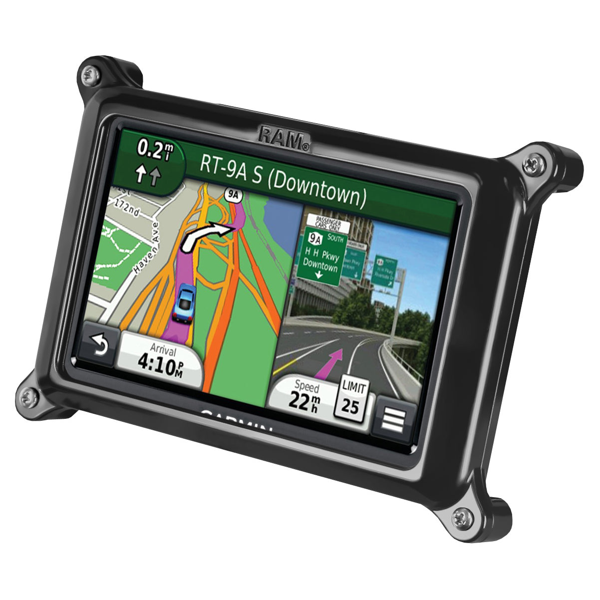 适用于Garmin nuvi 200 W、285 WT和465 T+更多的RAM®形状配合锁定支架