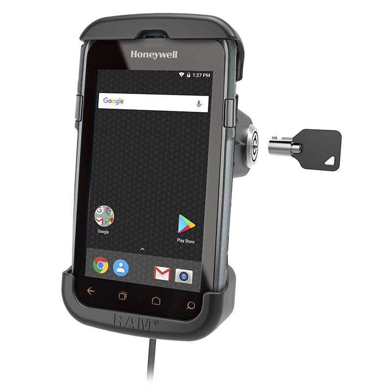 适用于Honeywell CT 50、CT 60系列的RAM®钥匙锁形配合电动底座