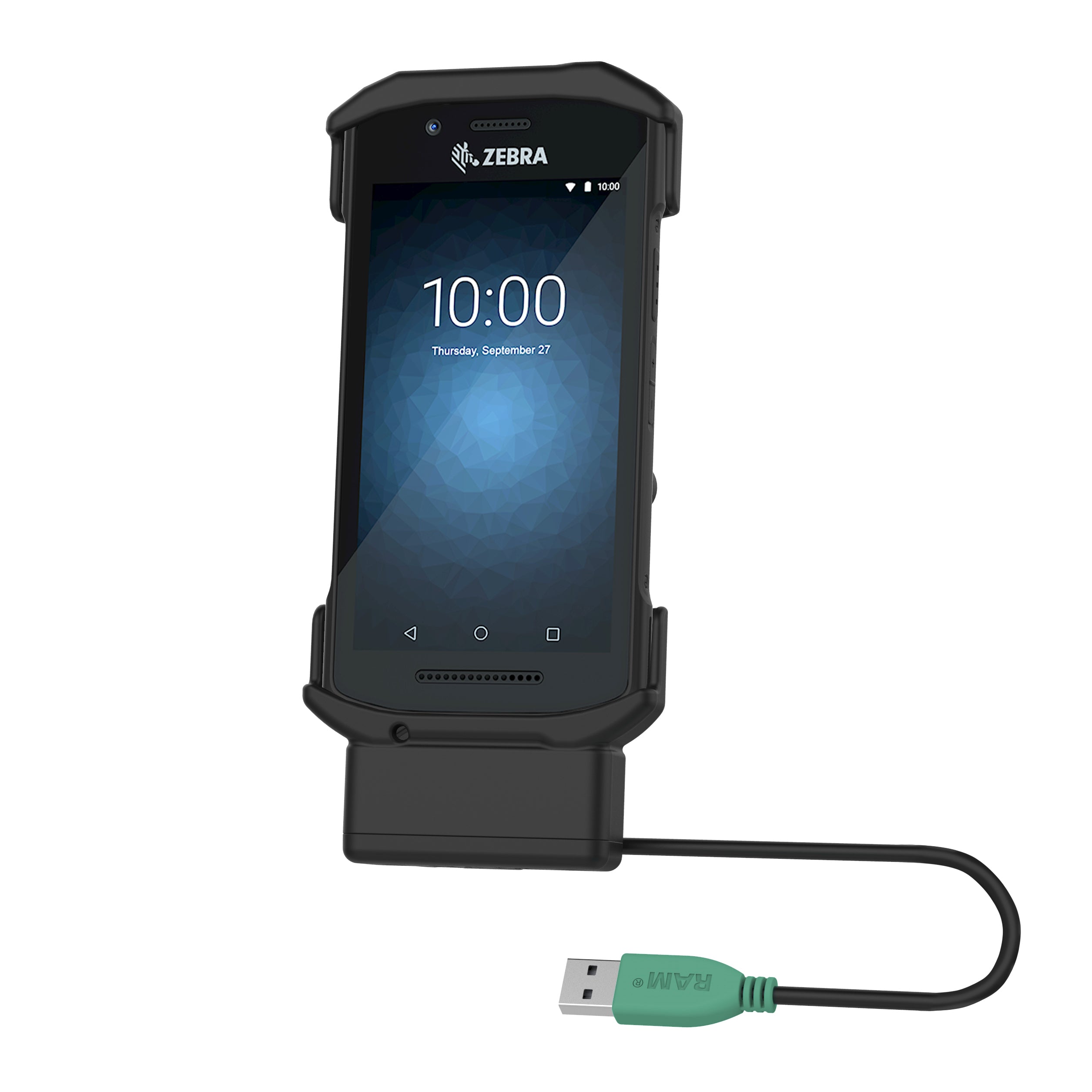 Zebra TC 21和TC 26的RAM®适形电动底座