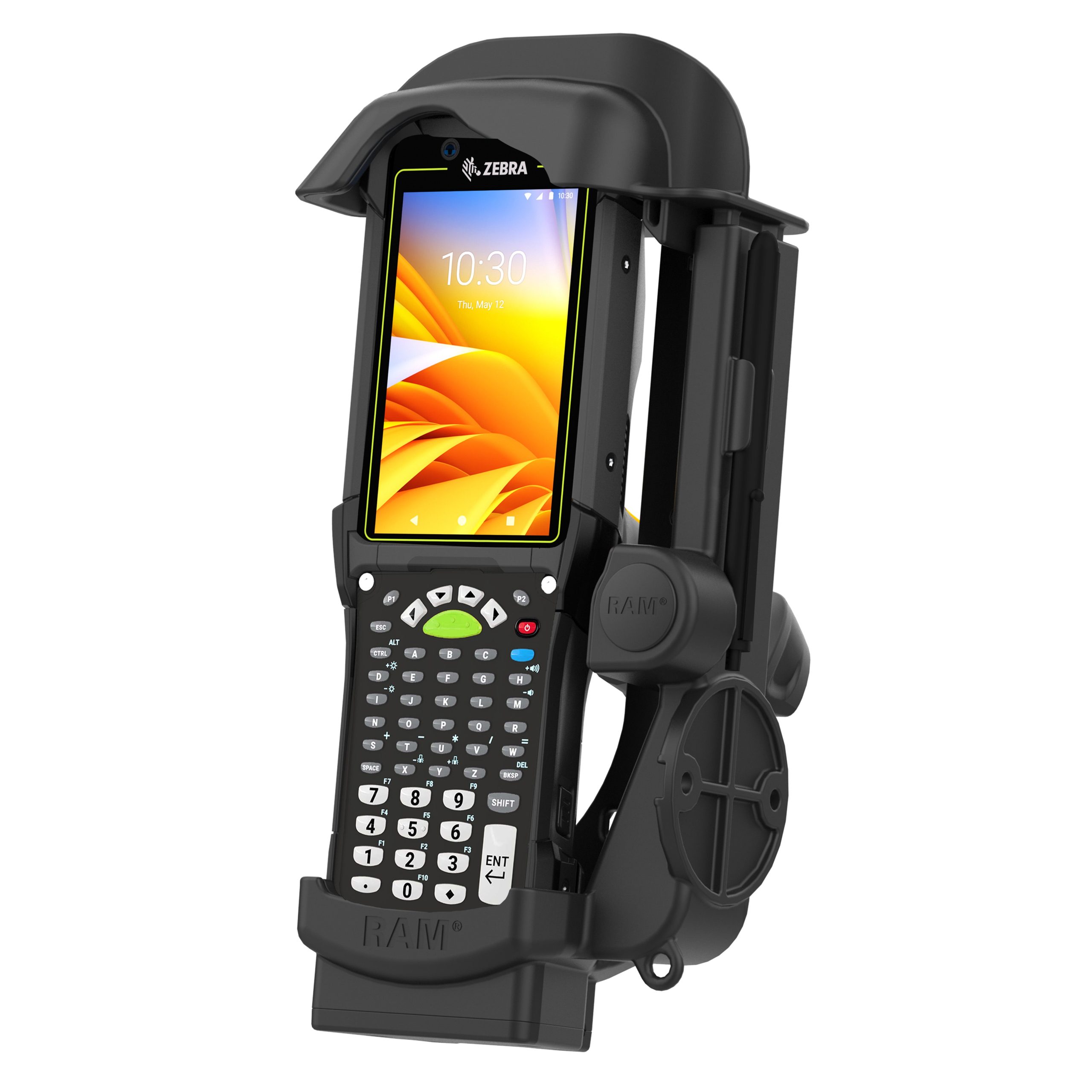 Zebra MC 9400和MC 9300的RAM®弹簧加载支架