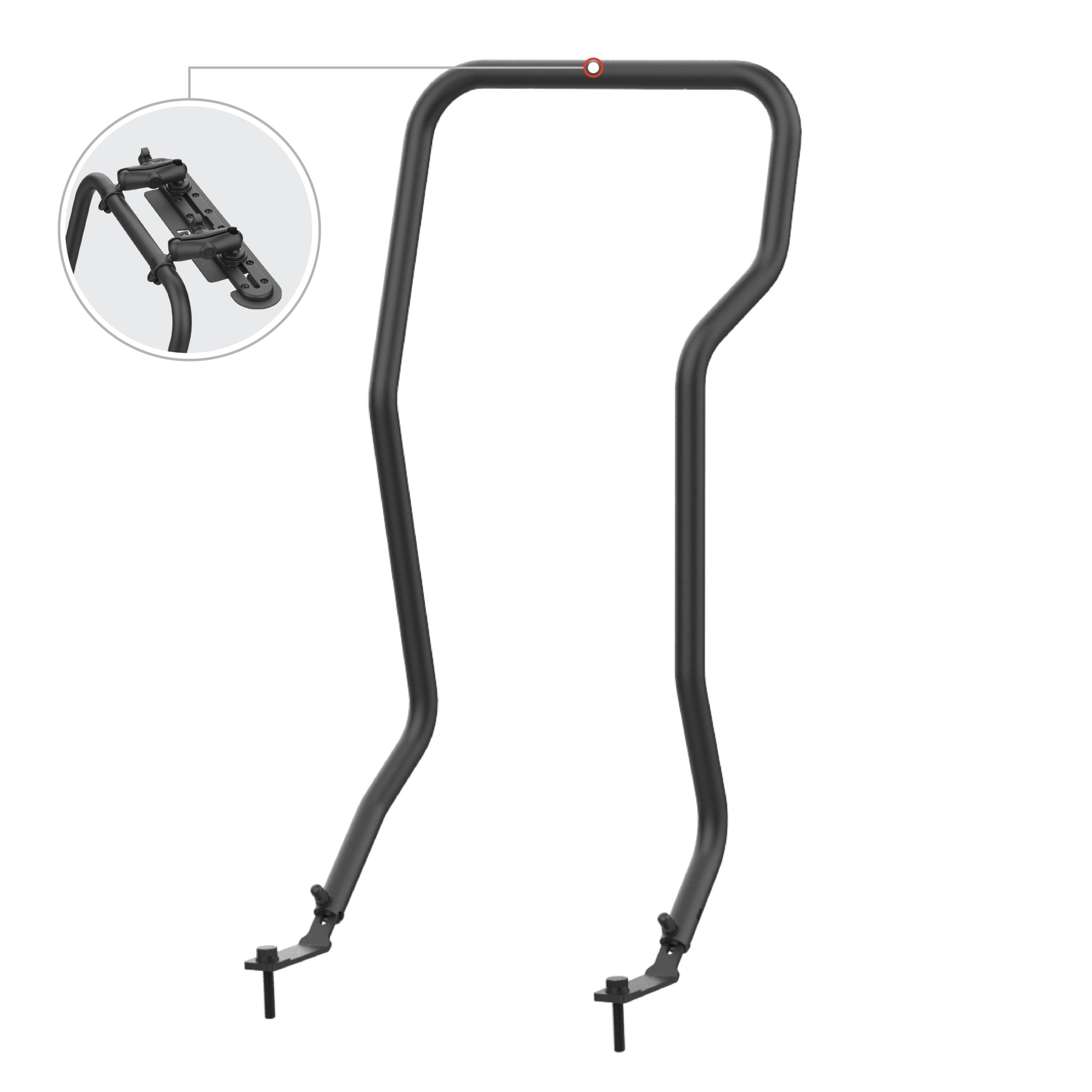 RAM® Tough-Bar™，适用于配备Tough-Track™的18-23 Jeep Gladiator & Wrangler